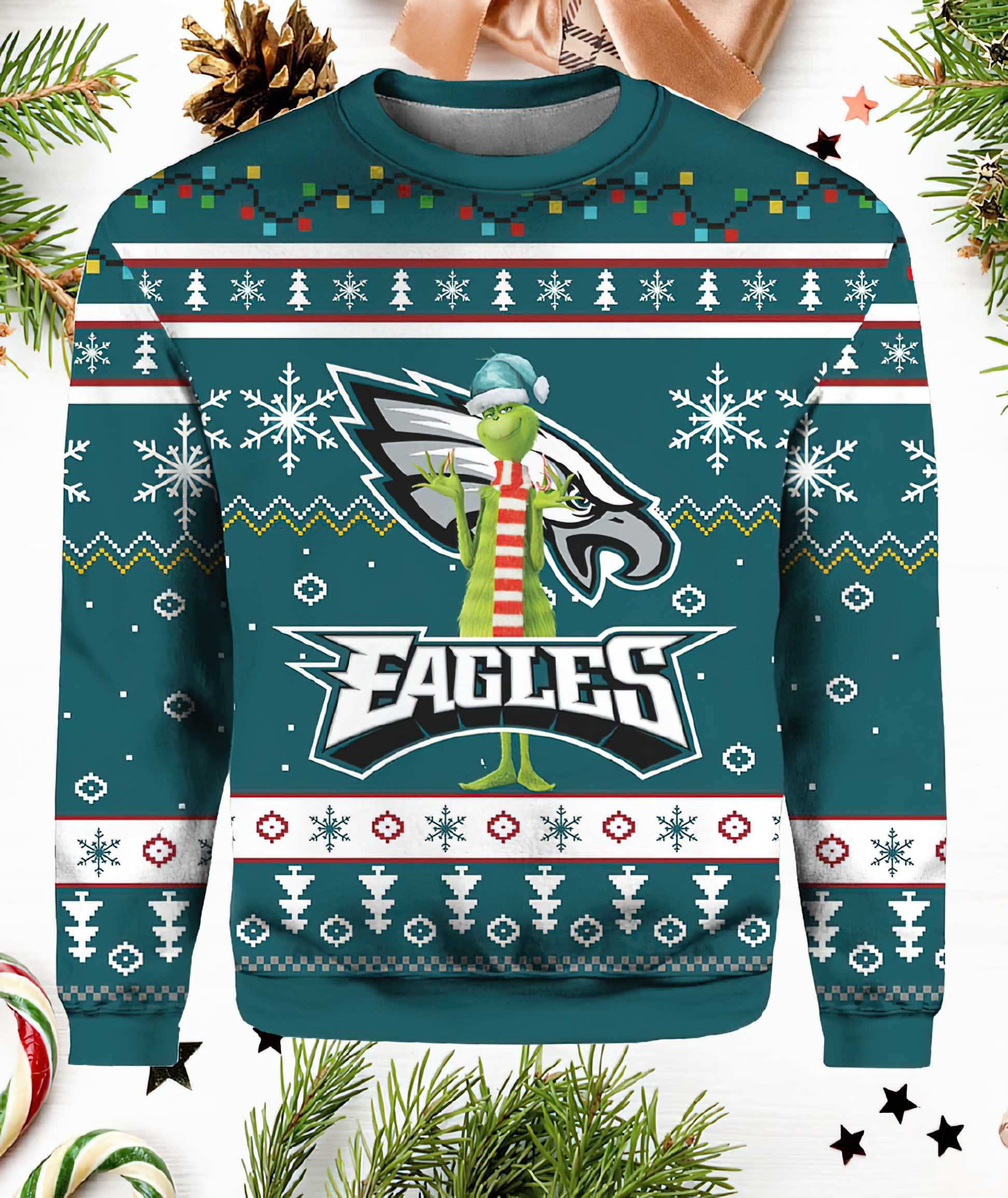 Eagle Grnch Christmas Ugly Sweater Eagle Grnch Christmas Ugly Sweater