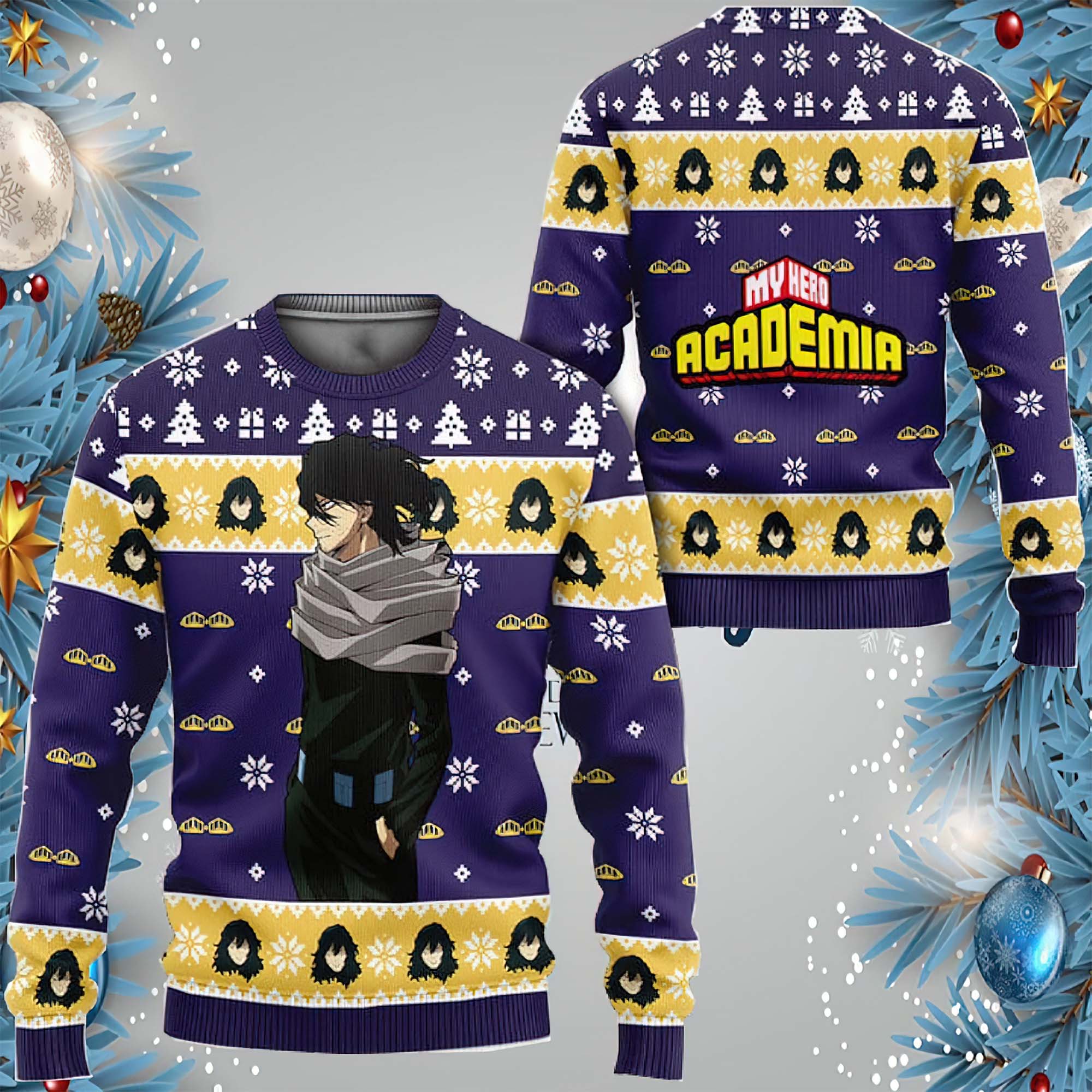 Eraser Head Anime Ugly Christmas Sweater