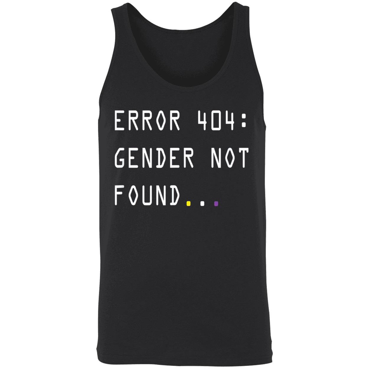 Error 404 Gender Not Found Shirt Error 404 Gender Not Found Shirt