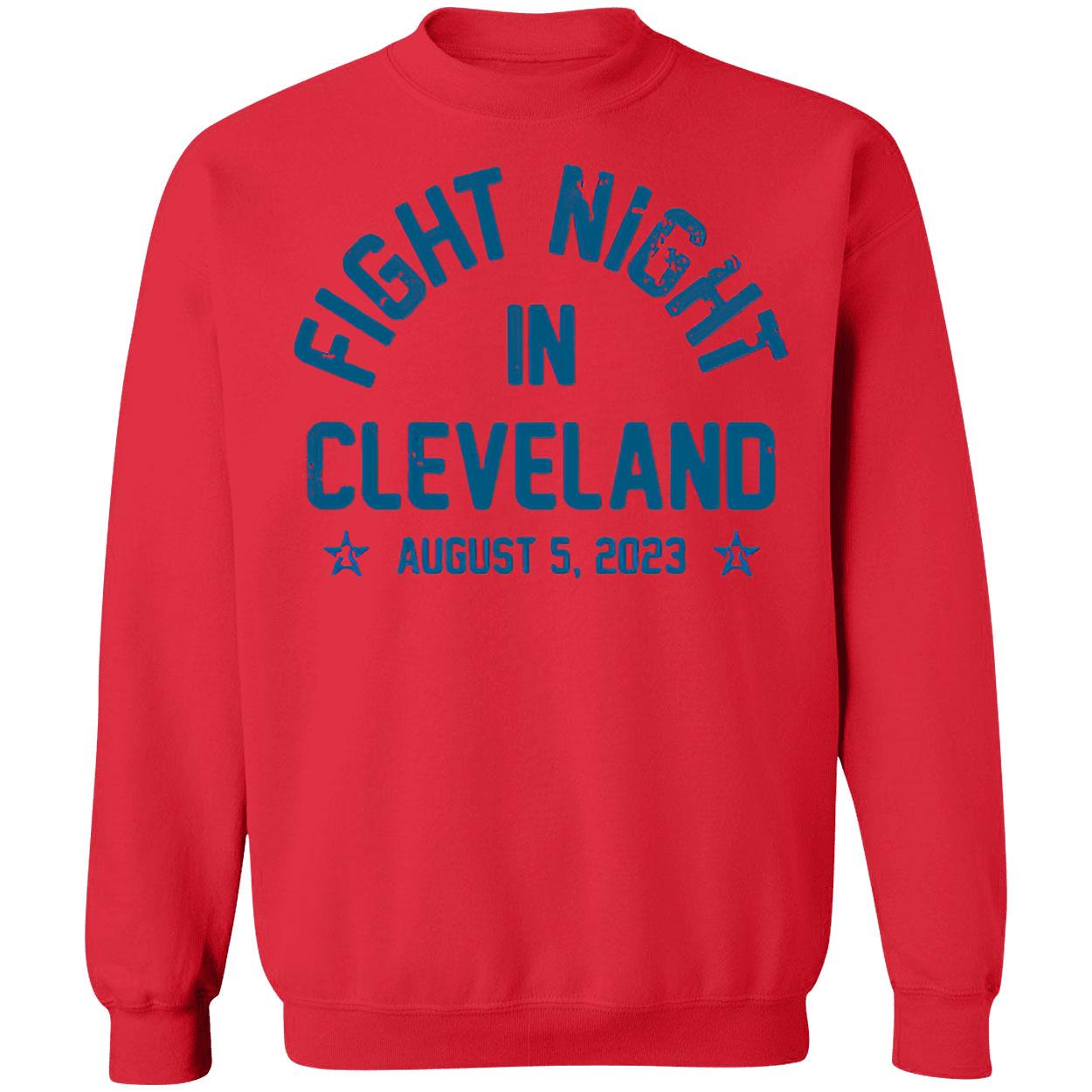 Fight Night In Cleveland Shirt Fight Night In Cleveland Shirt