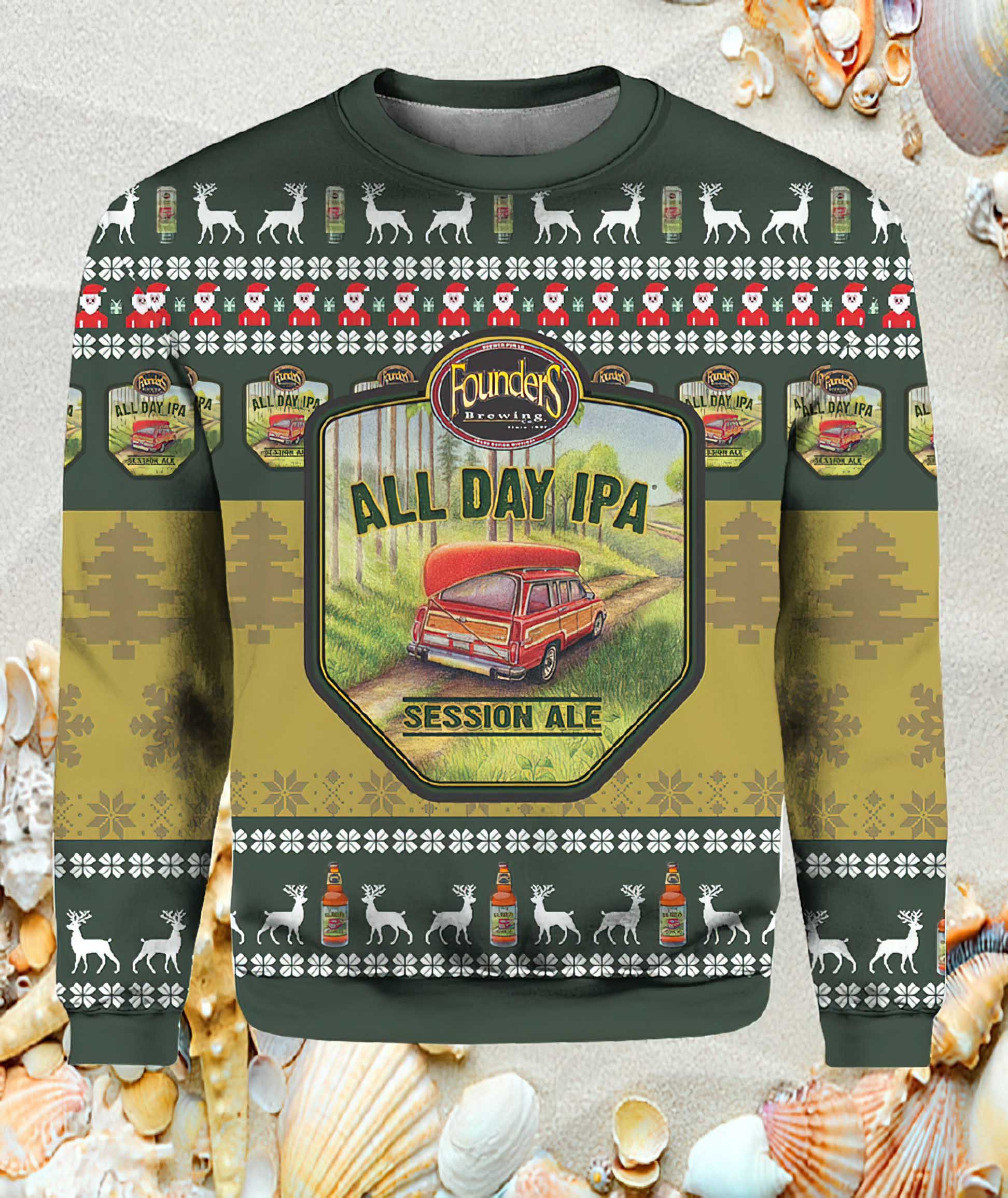 Founders All Day Ipa Ugly Christmas Sweater Founders All Day Ipa Ugly Christmas Sweater