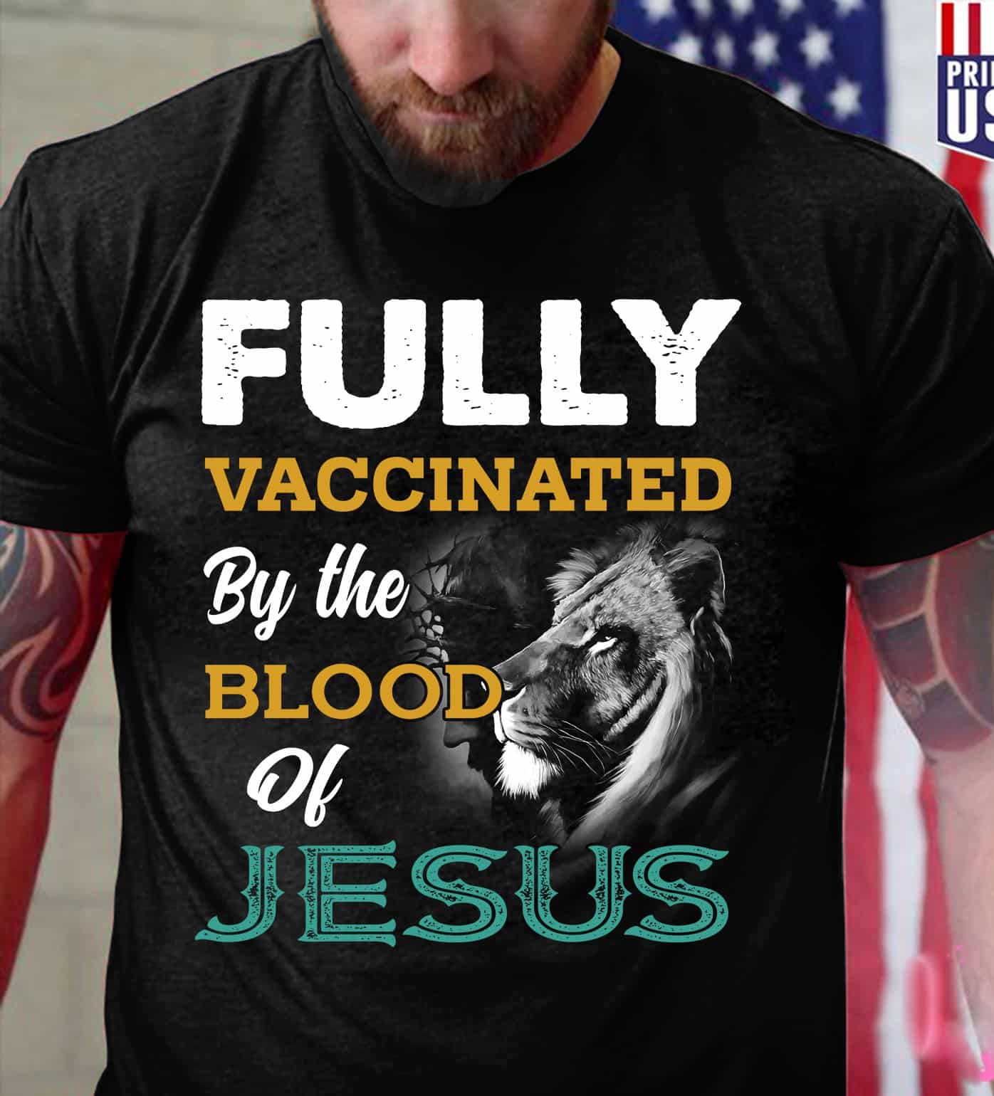 Fully Vaccinated By The Blood Of Jesus Shirt Fully Vaccinated By The Blood Of Jesus Shirt
