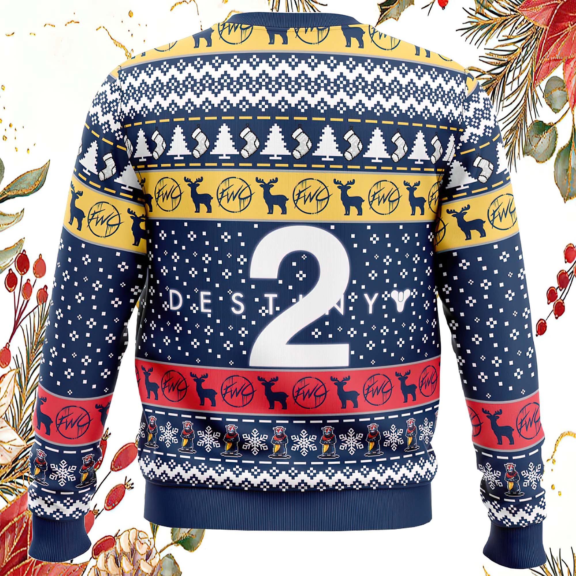 Future War Cult Destiny 2 Ugly Christmas Sweater Future War Cult Destiny 2 Ugly Christmas Sweater