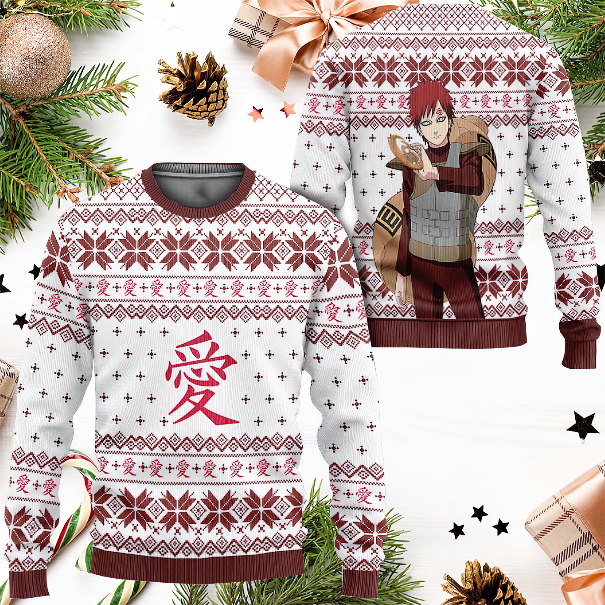 Gaara Ugly Christmas Sweater Gaara Ugly Christmas Sweater