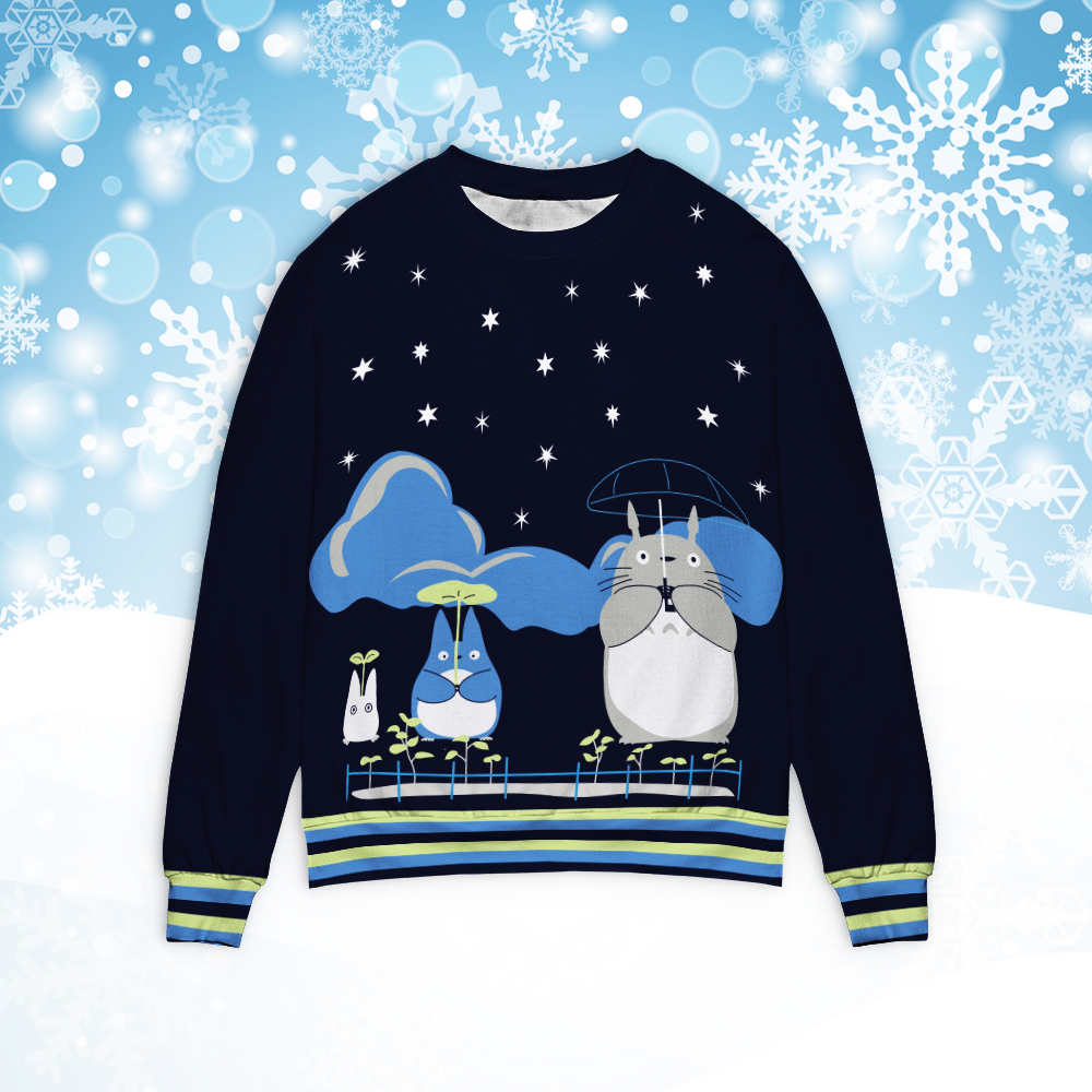 Ghibli My Neighbor Totoro Christmas Sweater Ghibli My Neighbor Totoro Christmas Sweater