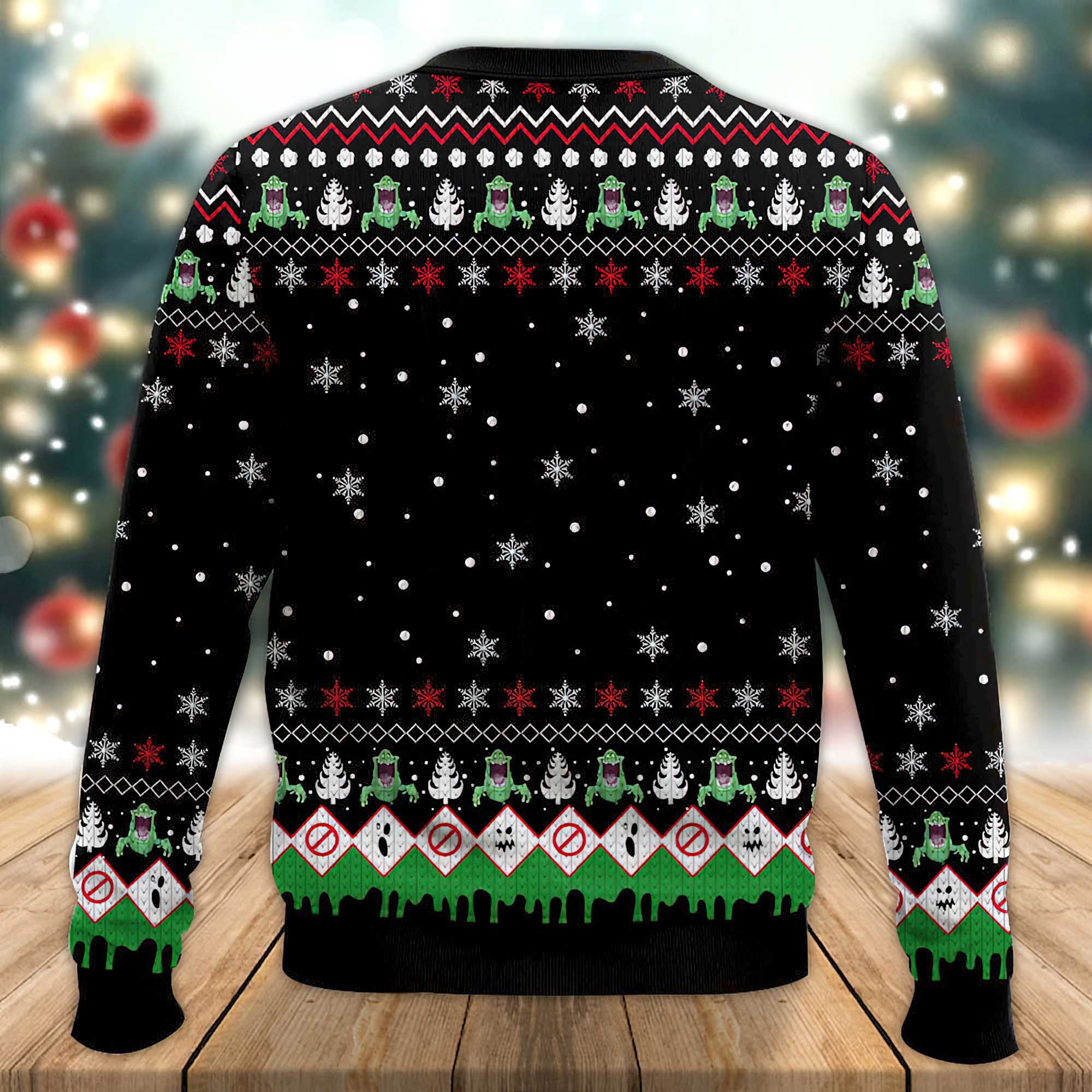 Ghostbusters I Aint Afraid Of No Ghost Ugly Christmas Sweater Ghostbusters I Aint Afraid Of No Ghost Ugly Christmas Sweater