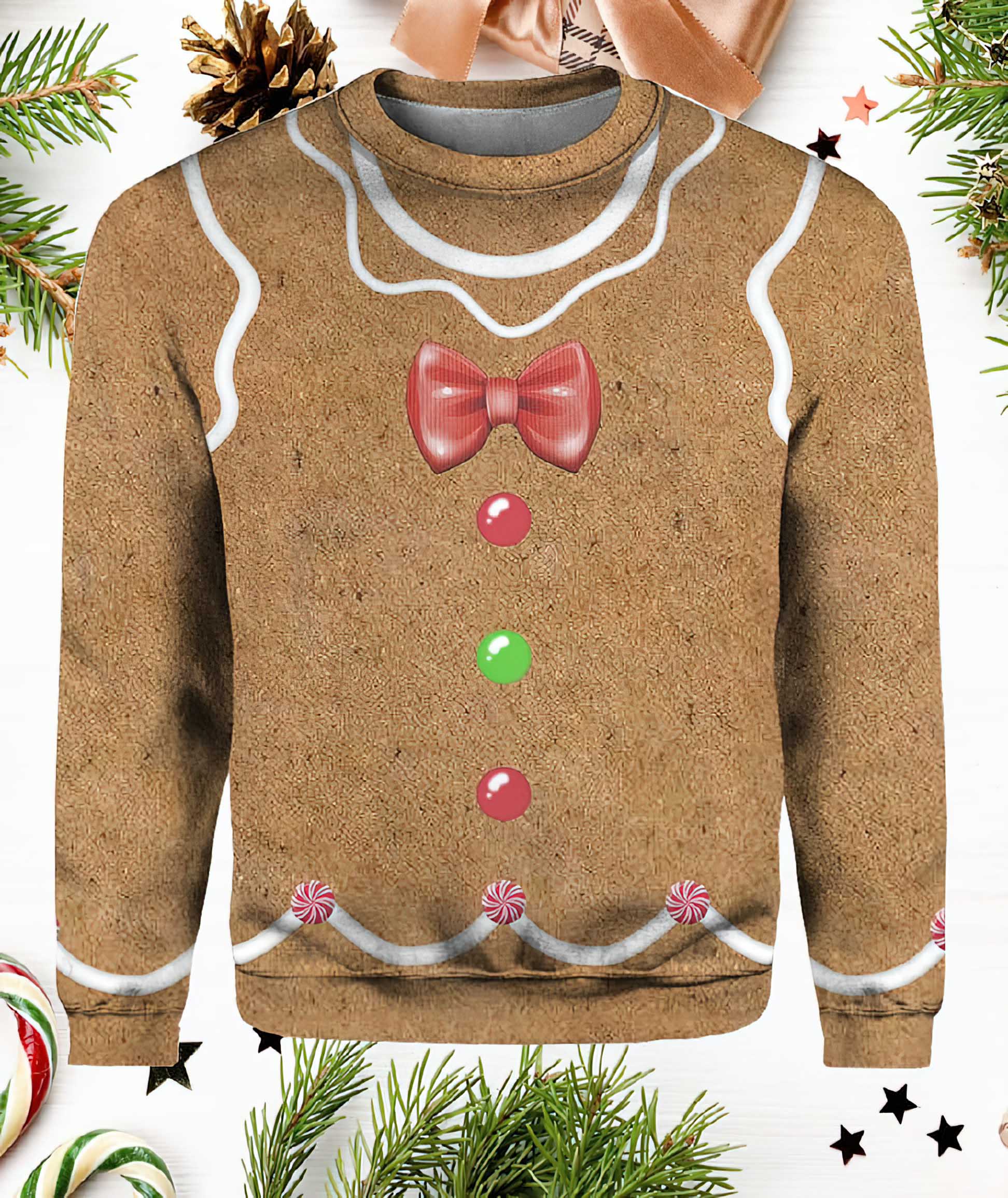 Gingerbread Costume Sweatshirt Gingerbread Costume Sweatshirt