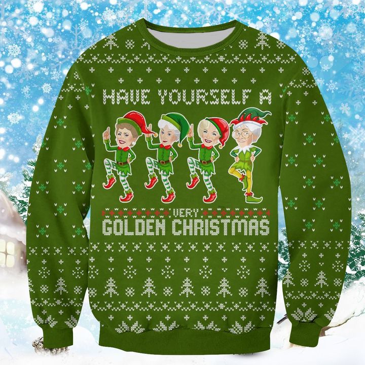 The Golden Girl Have Yourself A Golden Christmas Christmas Sweater