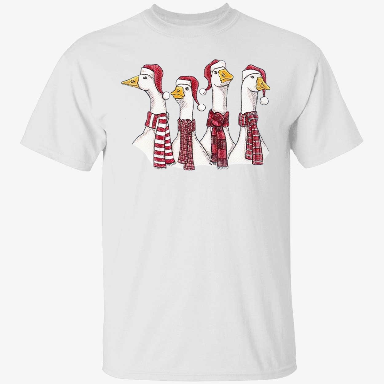 Goose Christmas Geese Crew Neck Sweater Goose Christmas Geese Crew Neck Sweater