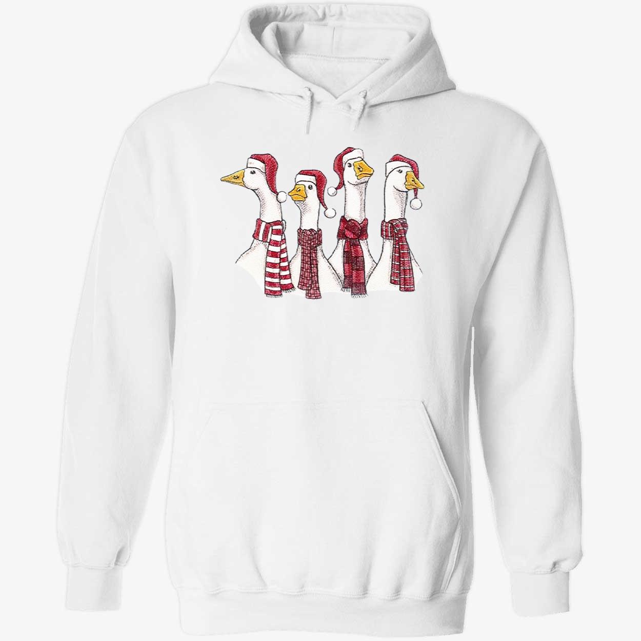Goose Christmas Geese Crew Neck Sweater Goose Christmas Geese Crew Neck Sweater