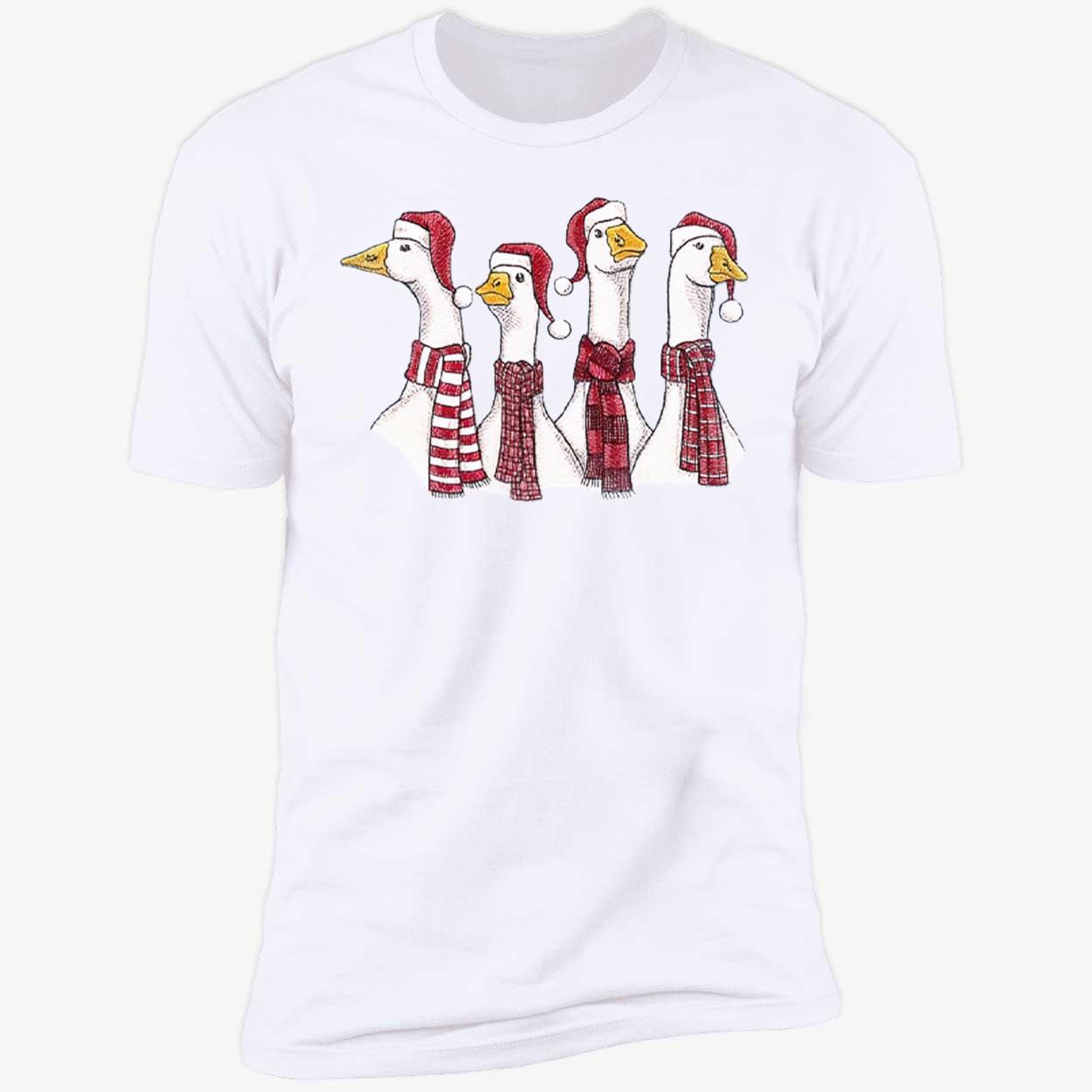 Goose Christmas Geese Crew Neck Sweater Goose Christmas Geese Crew Neck Sweater