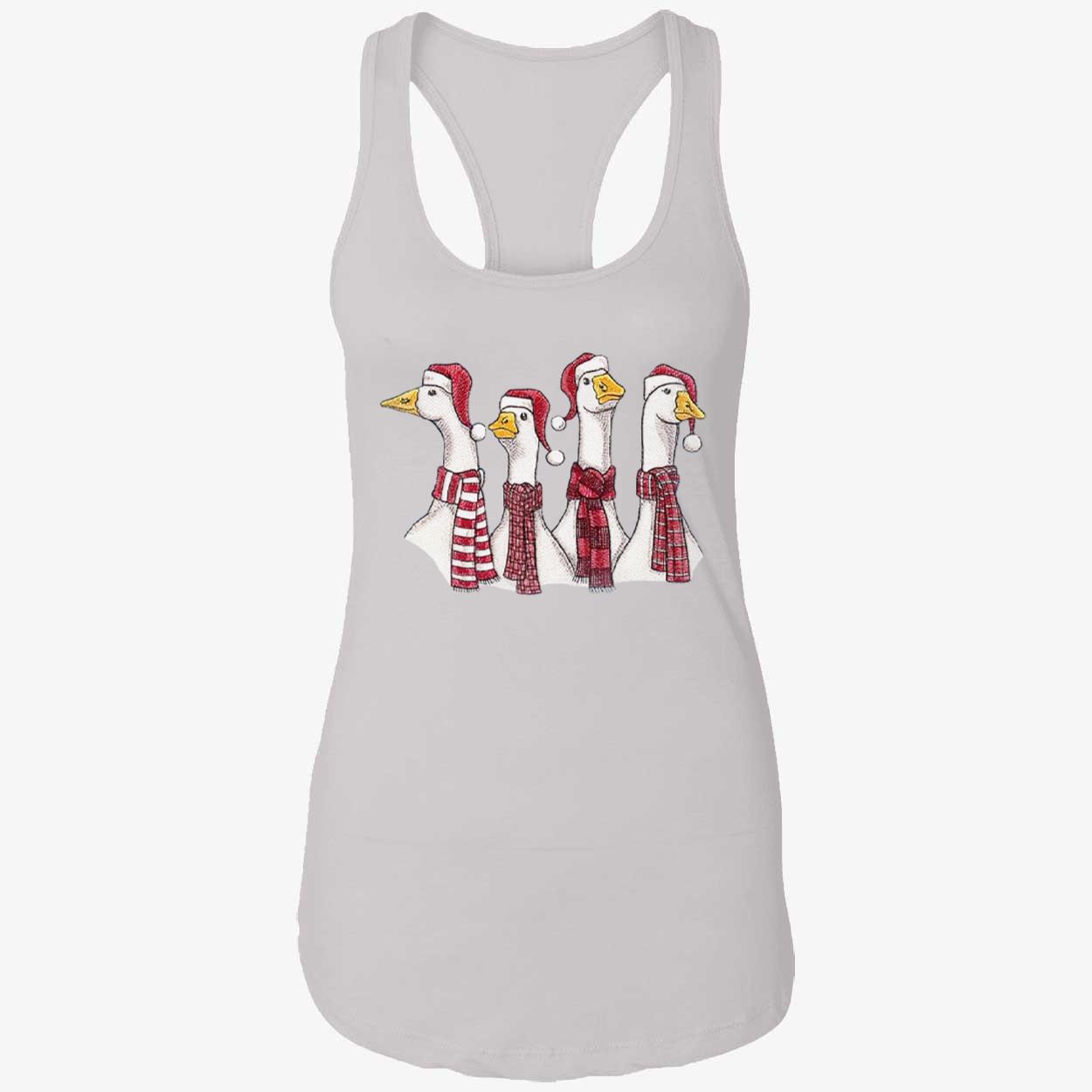 Goose Christmas Geese Crew Neck Sweater Goose Christmas Geese Crew Neck Sweater