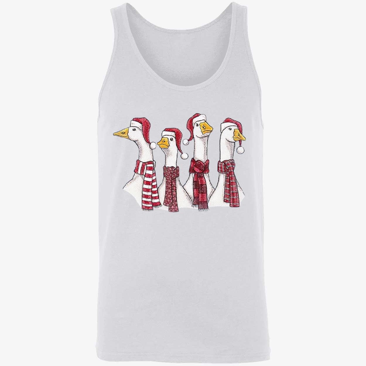 Goose Christmas Geese Crew Neck Sweater Goose Christmas Geese Crew Neck Sweater