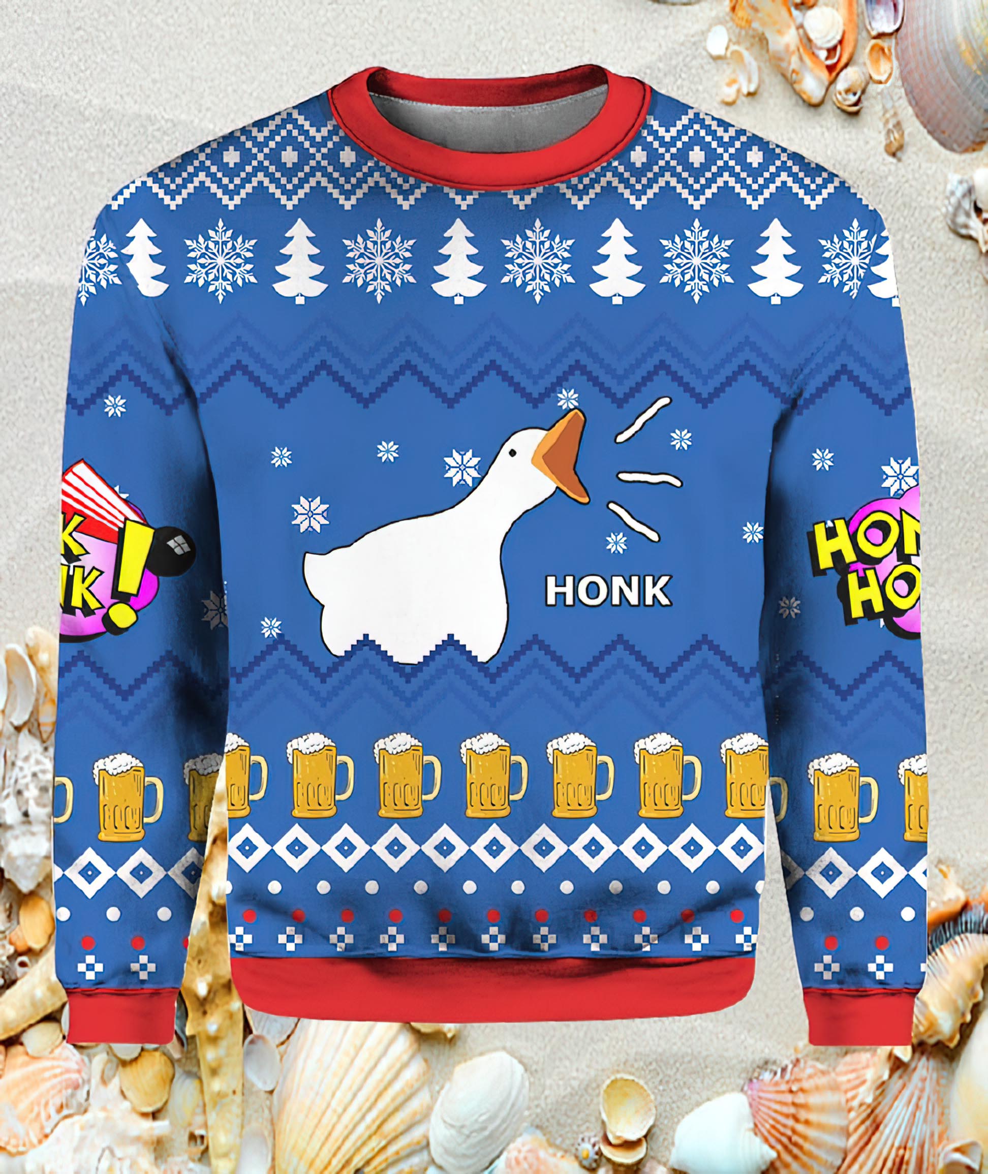 Goose Honk Christmas Sweater Goose Honk Christmas Sweater
