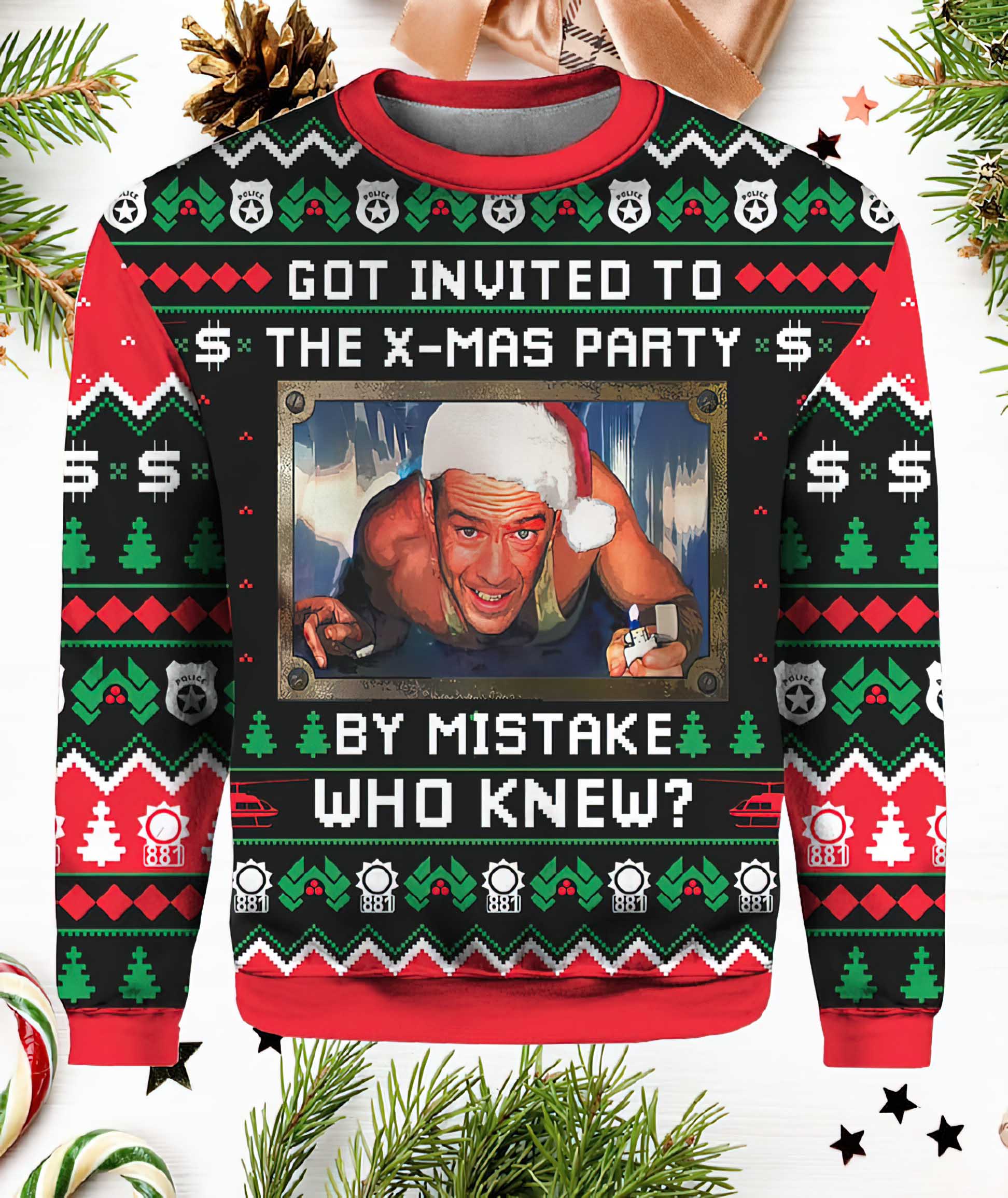 Got Invited To The Xmas Party By Mistake Who Knew Sweater Got Invited To The Xmas Party By Mistake Who Knew Sweater
