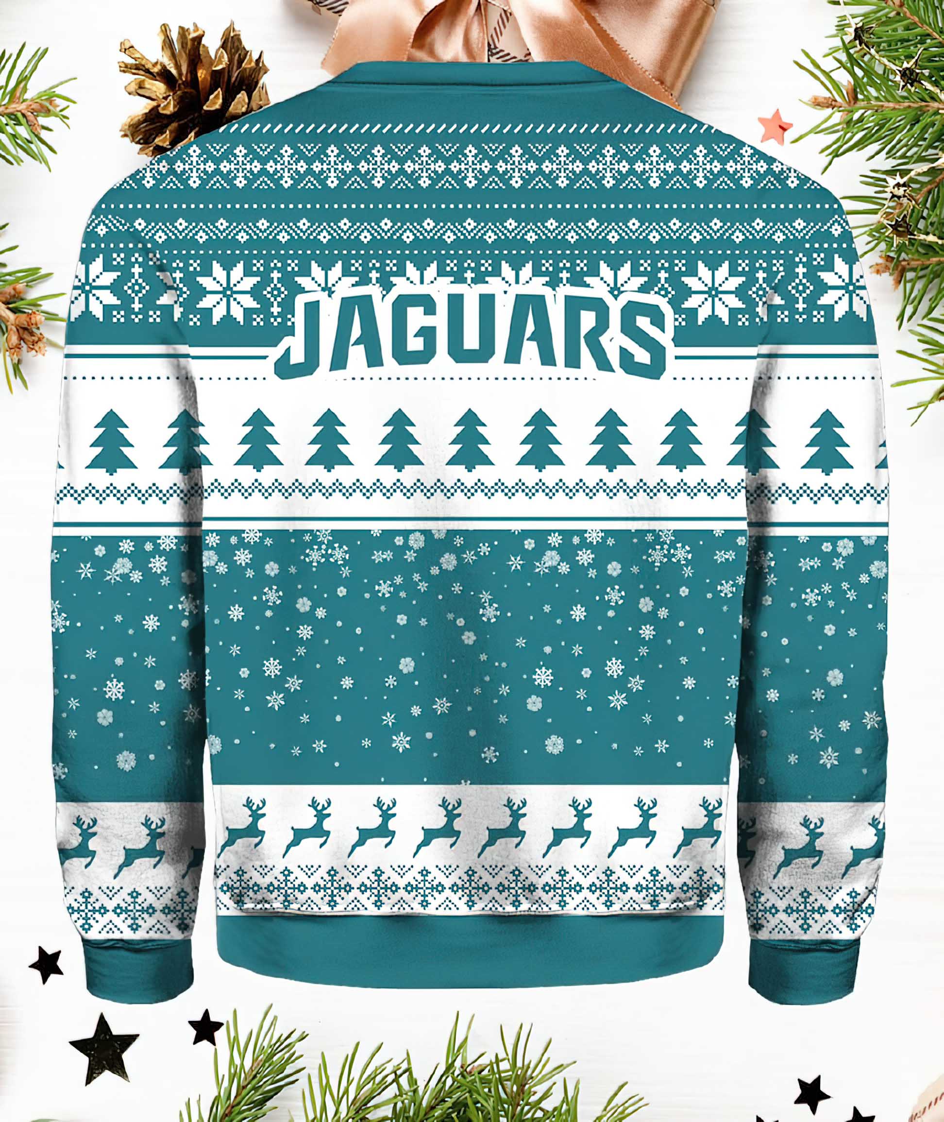 Grnch Jaguars Ugly Christmas Sweater Grnch Jaguars Ugly Christmas Sweater