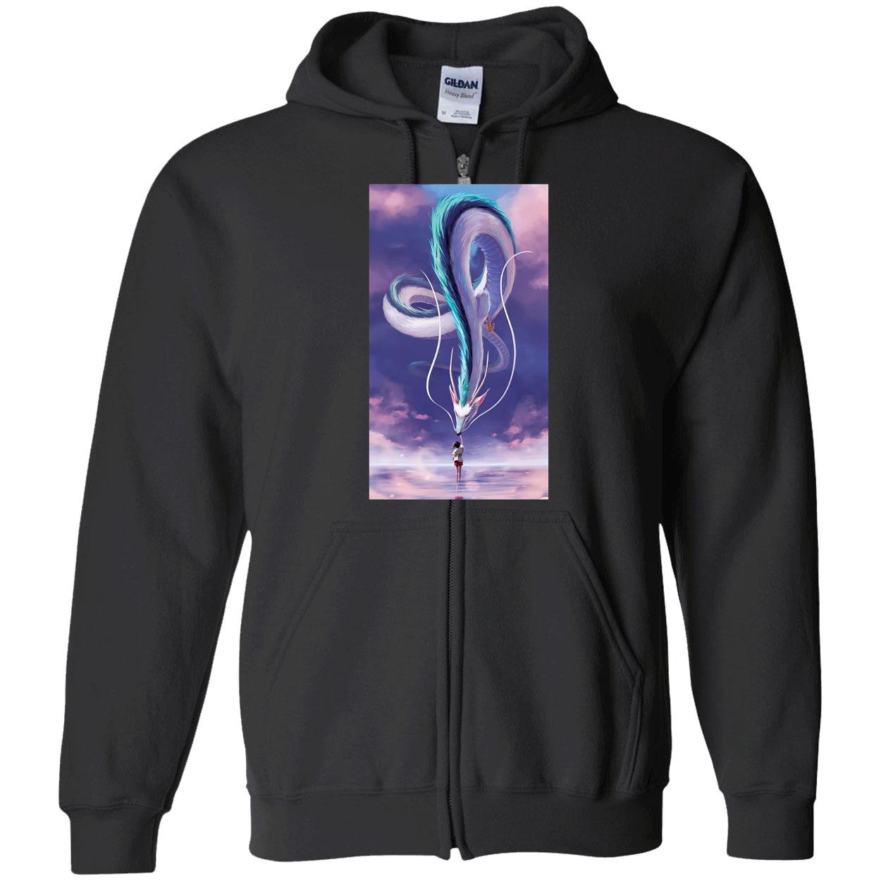 Haku Dragon And Chihiro Shirt Haku Dragon And Chihiro Shirt