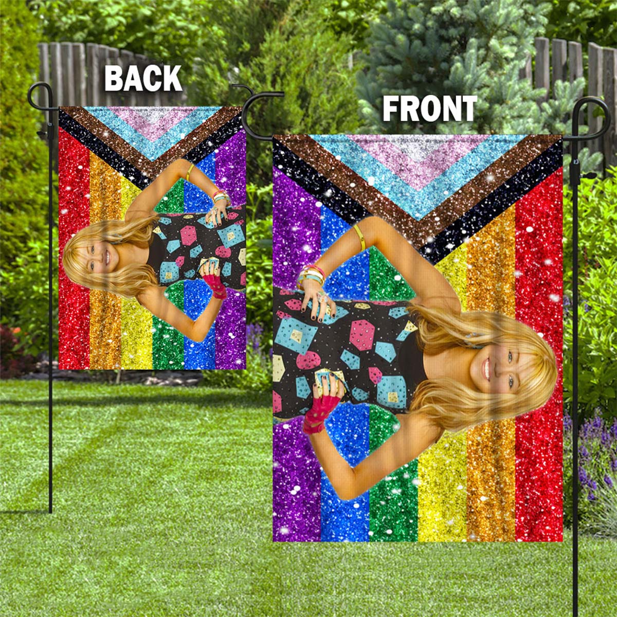 Hannah Montana Progress Pride Flag Hannah Montana Progress Pride Flag