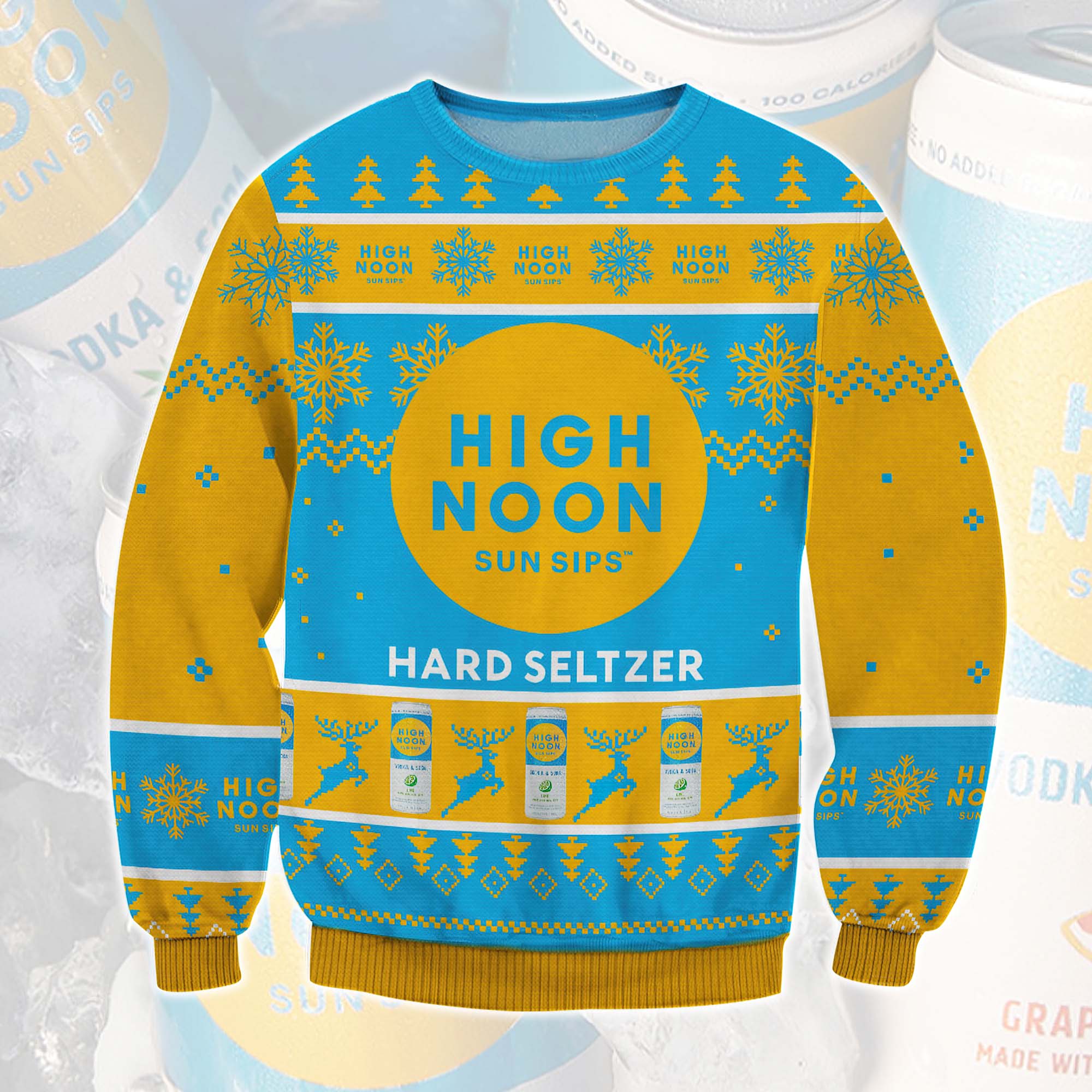 High Noon Sun Sips Ugly Christmas Sweater High Noon Sun Sips Ugly Christmas Sweater