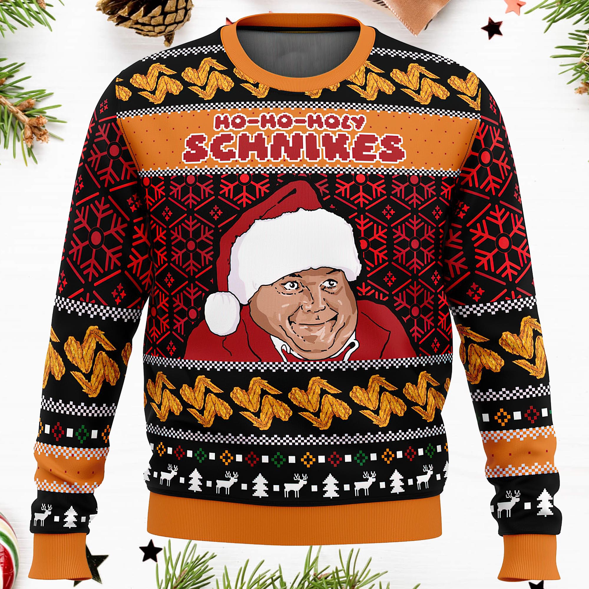 Ho Ho Holy Schnikes Tommy Boy Ugly Christmas Sweater Ho Ho Holy Schnikes Tommy Boy Ugly Christmas Sweater