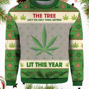 Hobby New Lit This Year Weed Ugly Christmas Sweater.jpg