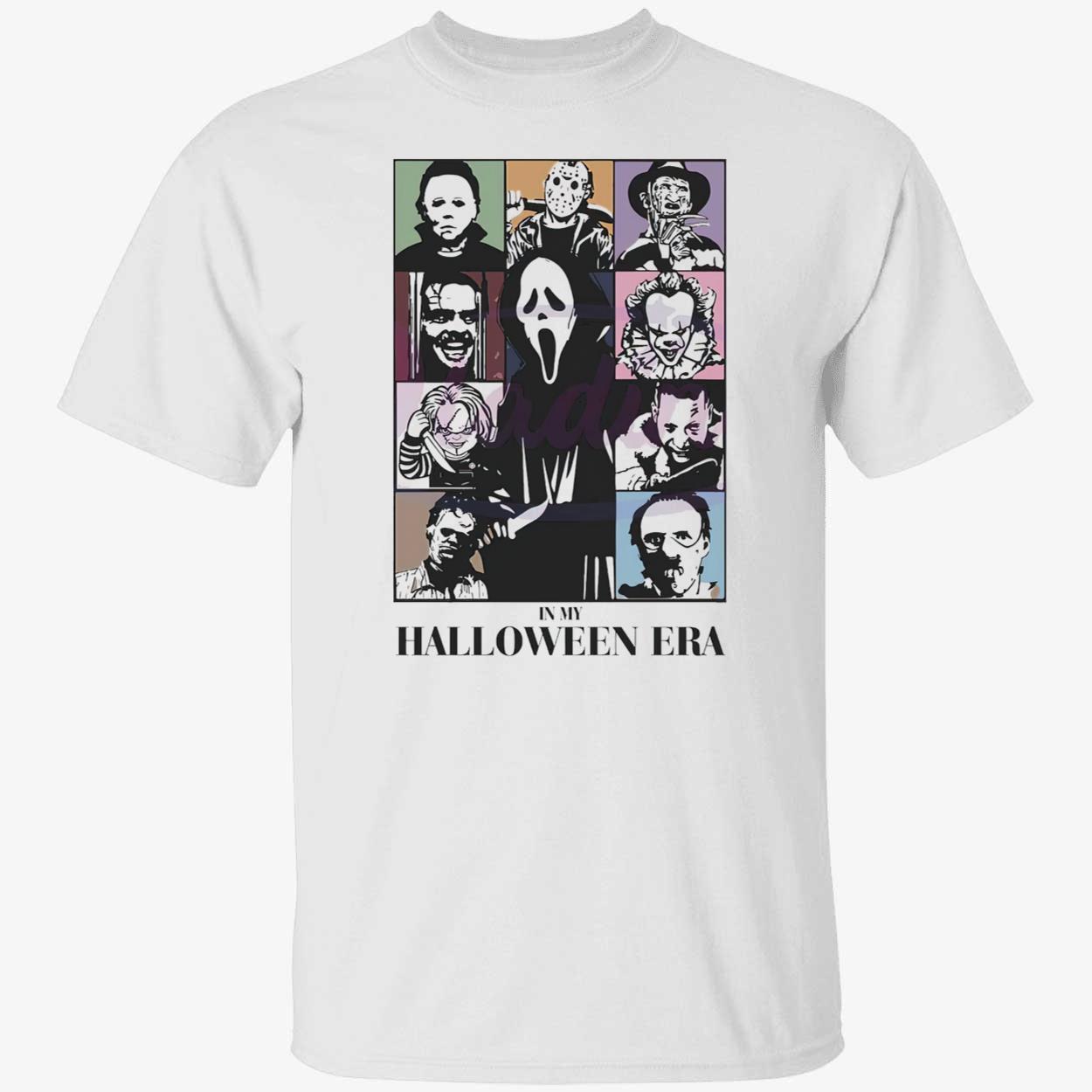 Horror Movie Character In My Halloween Era Shirt Horror Movie Character In My Halloween Era Shirt