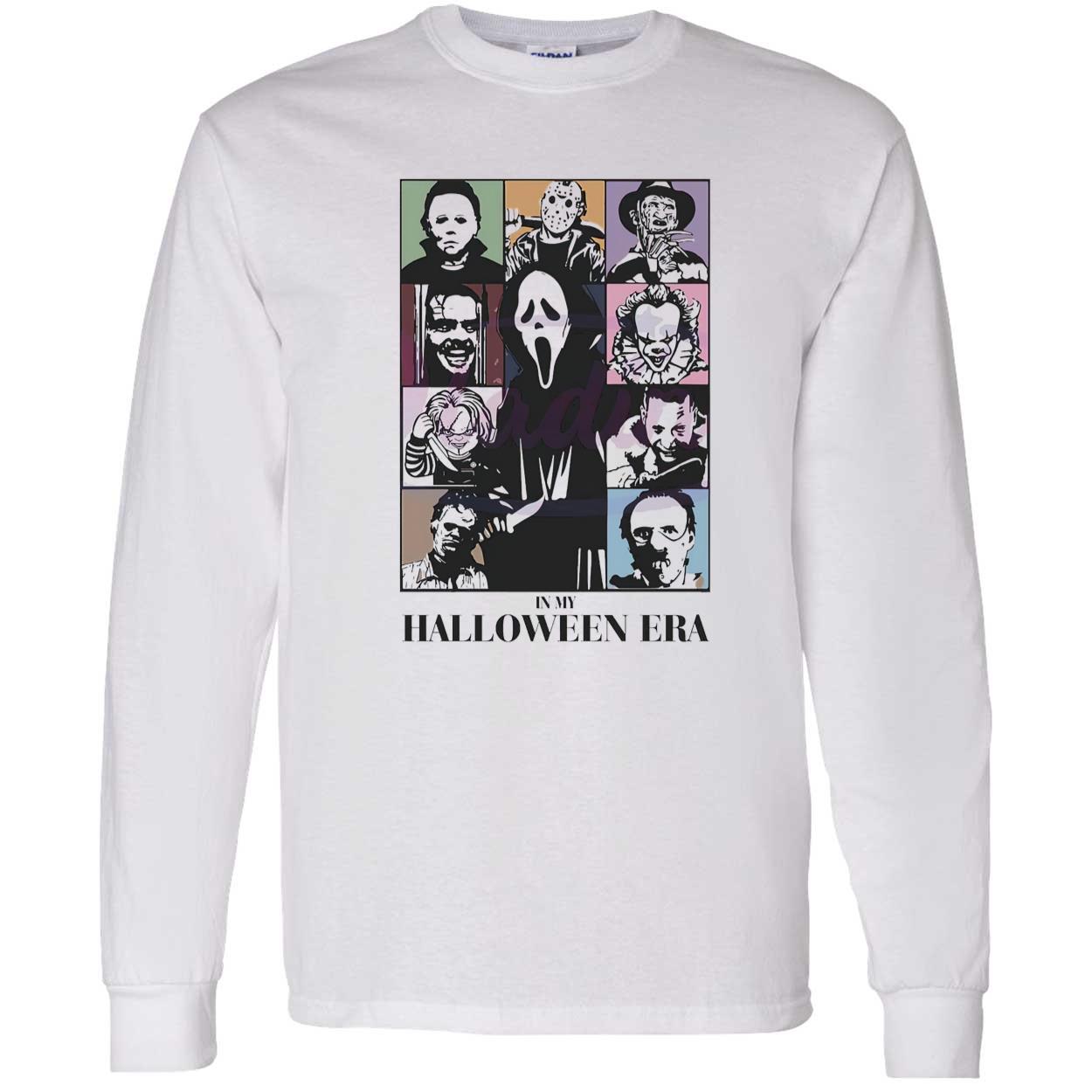 Horror Movie Character In My Halloween Era Shirt Horror Movie Character In My Halloween Era Shirt
