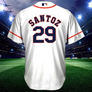 Houston Astros Alex Bregman Custom Name Baseball Jersey1