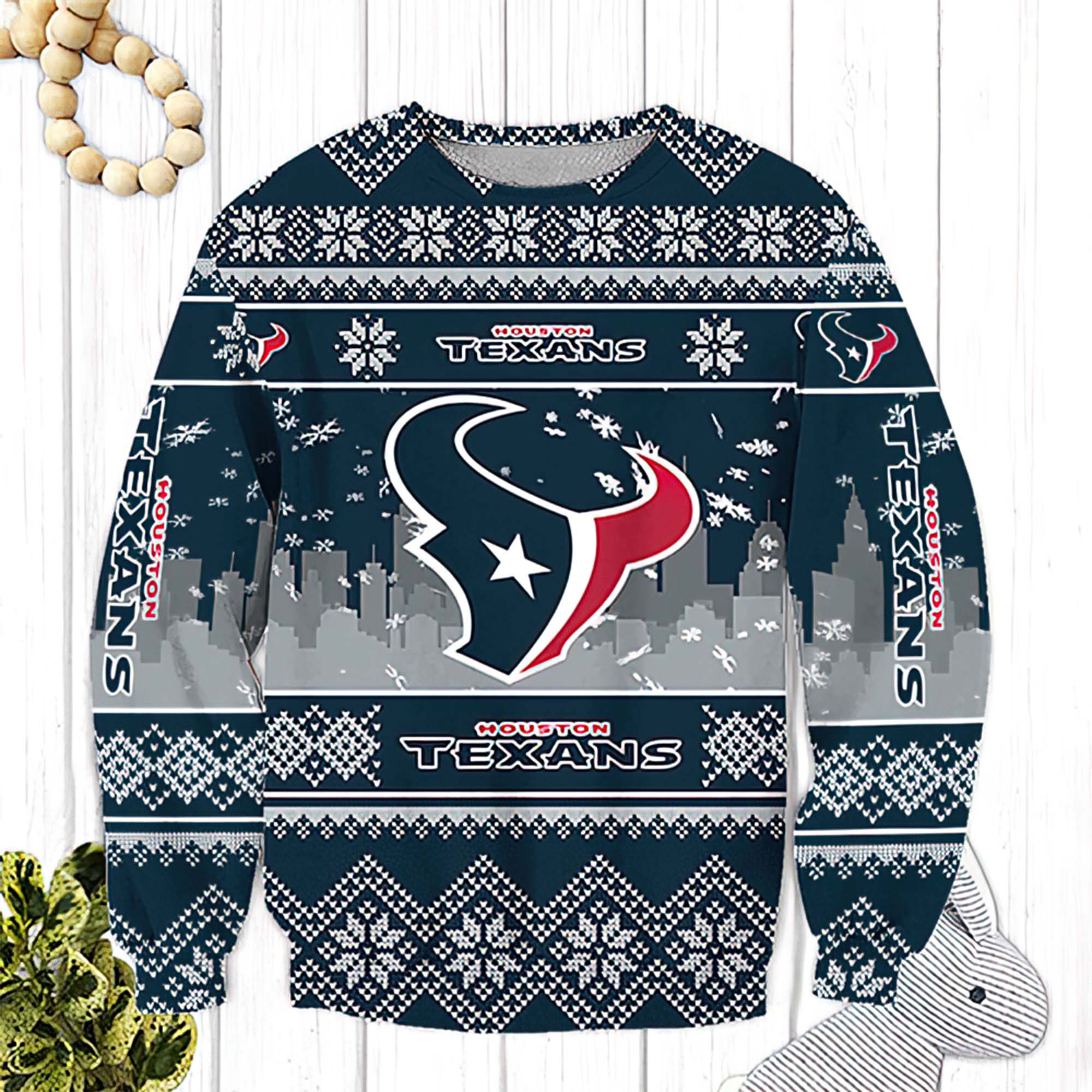 Houston Texans Ugly Christmas Sweater Houston Texans Ugly Christmas Sweater