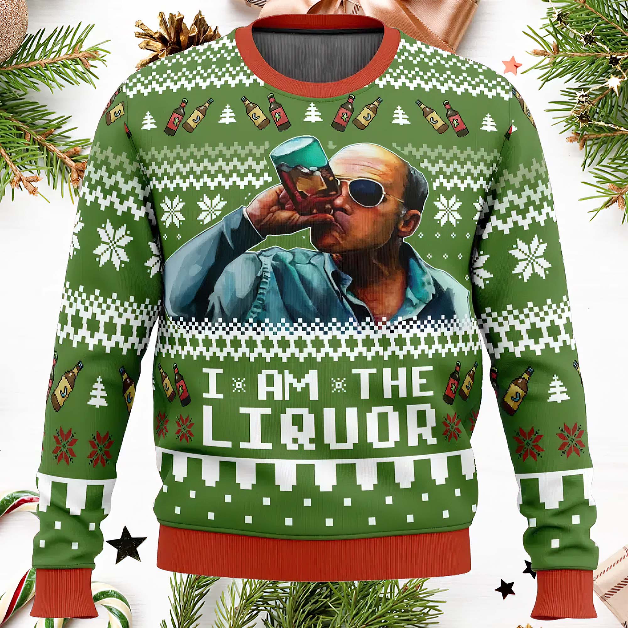I Am The Liquor Trailer Park Boys Ugly Christmas Sweater I Am The Liquor Trailer Park Boys Ugly Christmas Sweater