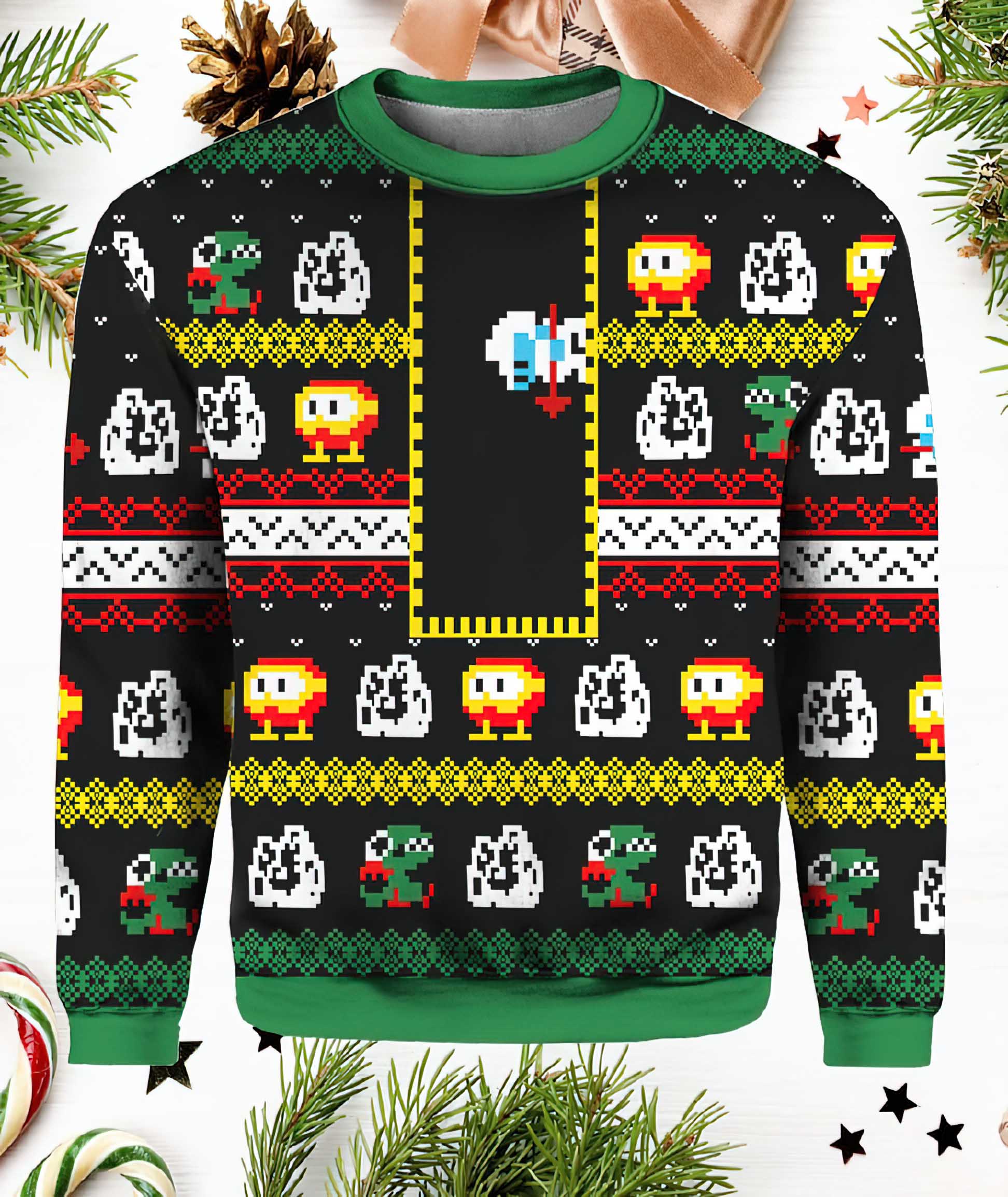 I Dig Dug Christmas Ugly Sweater I Dig Dug Christmas Ugly Sweater