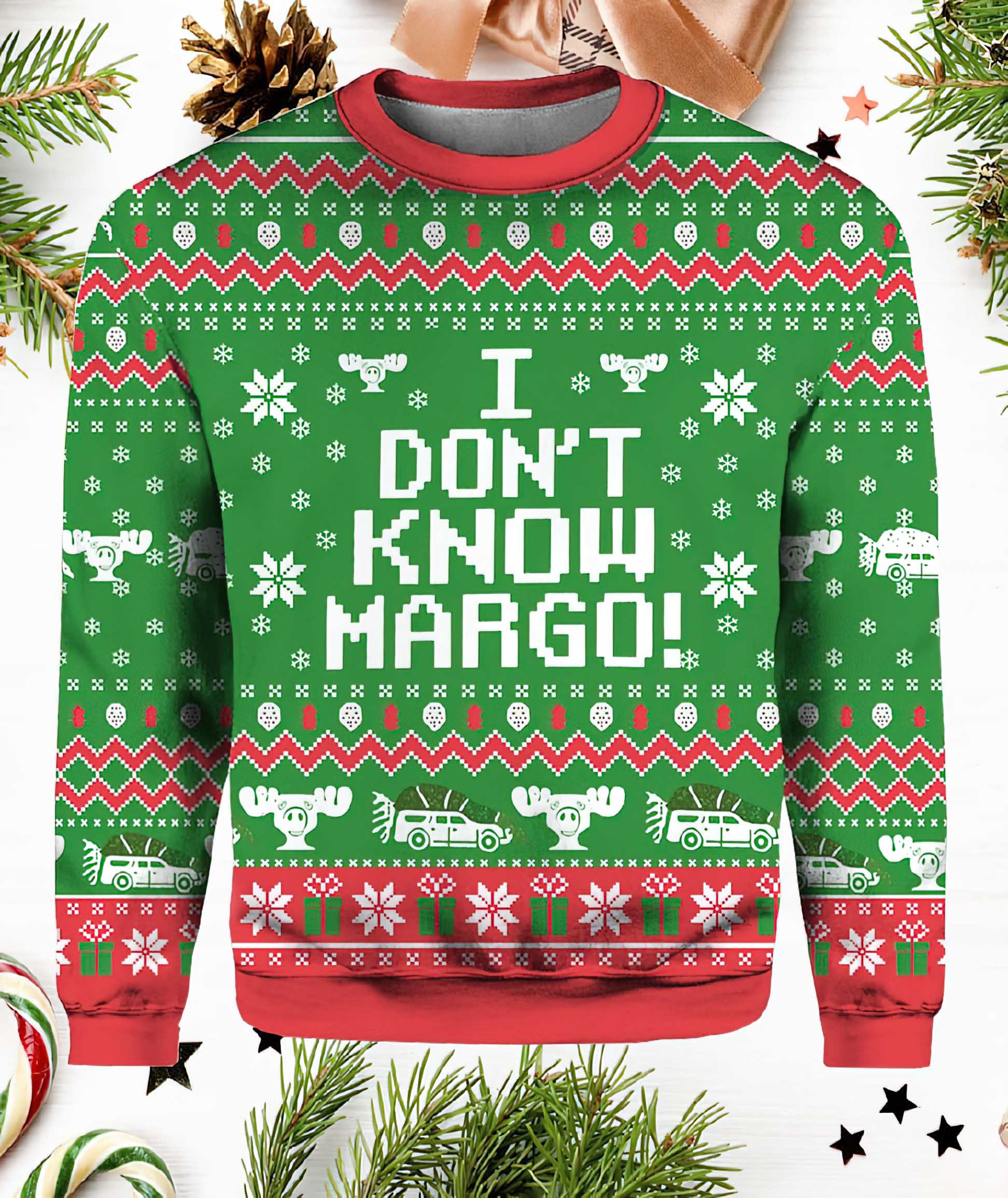 I Don’T Know Margo Ugly Christmas Sweater I Don’T Know Margo Ugly Christmas Sweater