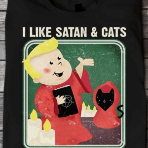 I Like Satan And Cats And Maybe 3 People Shirt