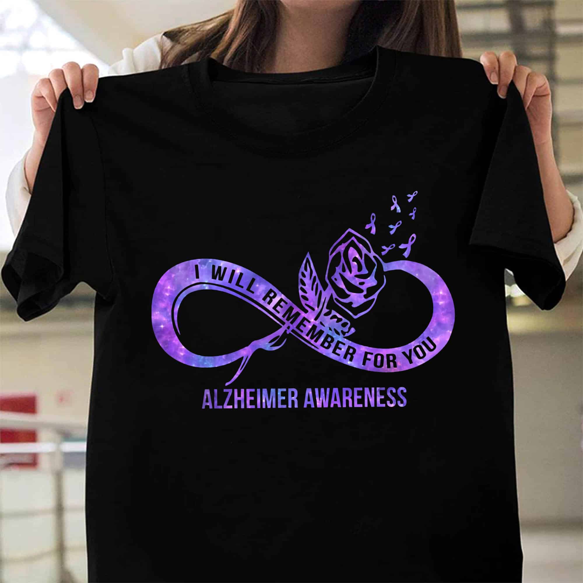 I Will Remember For You Alzheimer Awareness Shirt I Will Remember For You Alzheimer Awareness Shirt