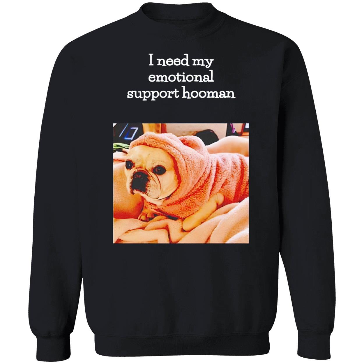 I Need My Emotional Support Hooman Shirt I Need My Emotional Support Hooman Shirt