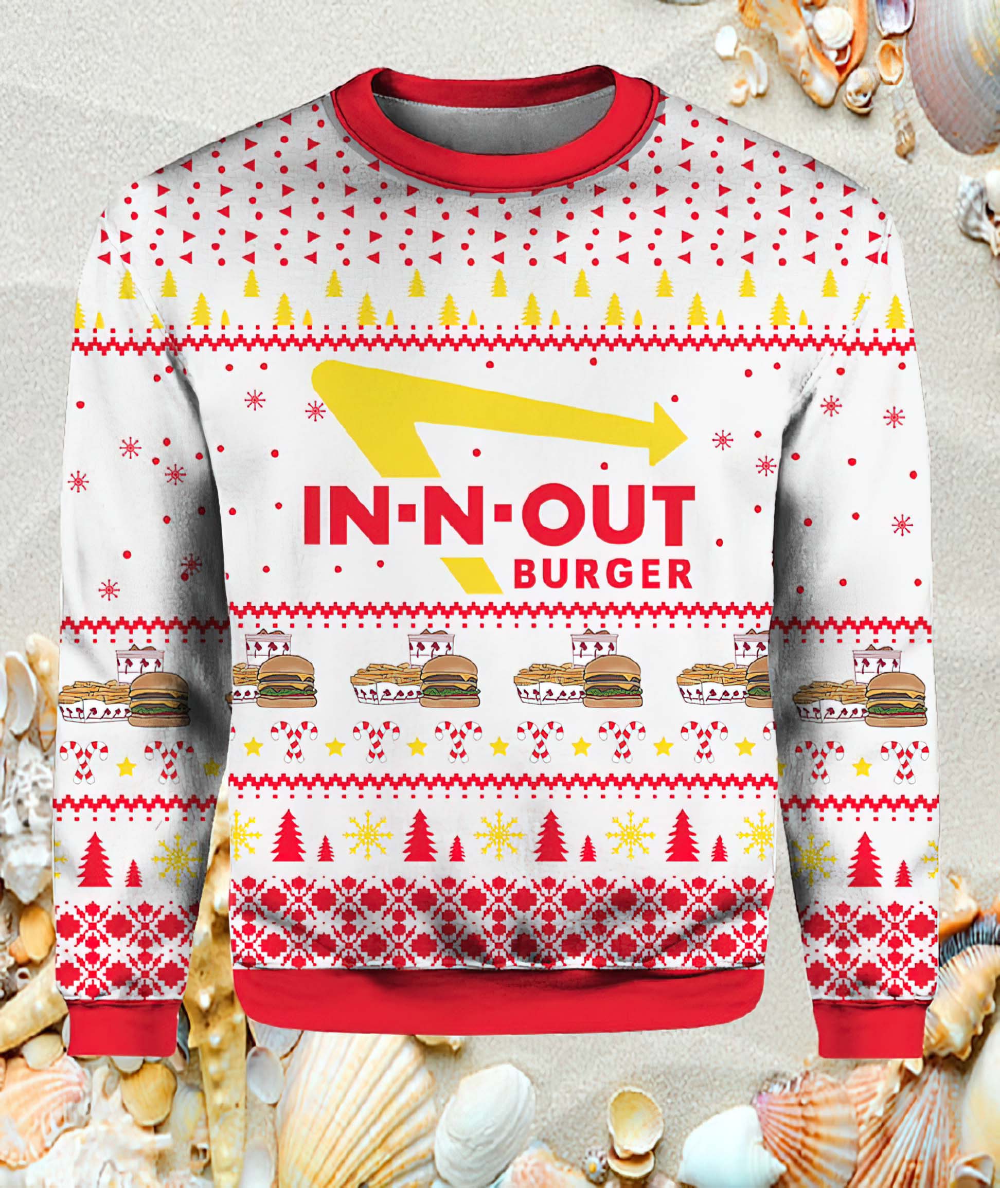In N Out Burger Ugly Sweater In N Out Burger Ugly Sweater