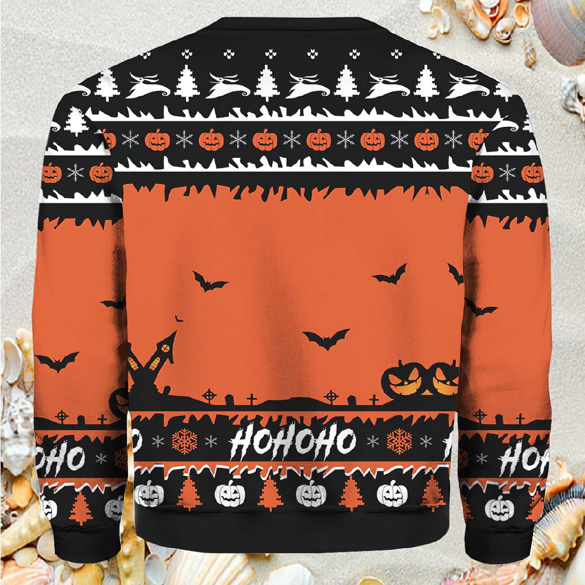 Jack And Zero Nightmare Ugly Christmas Sweater Jack And Zero Nightmare Ugly Christmas Sweater