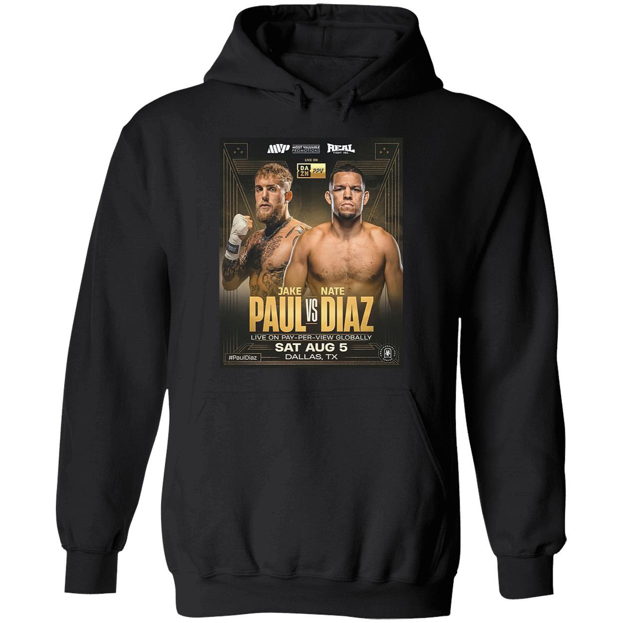 Jake Paul Vs Nate Diaz Shirt Jake Paul Vs Nate Diaz Shirt