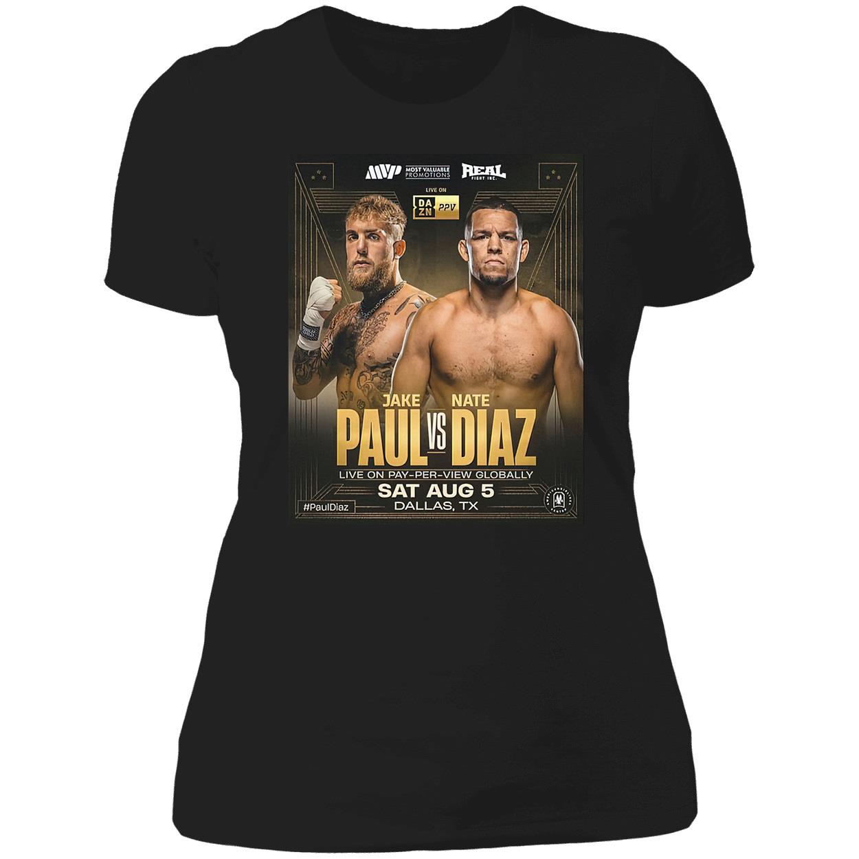 Jake Paul Vs Nate Diaz Shirt Jake Paul Vs Nate Diaz Shirt