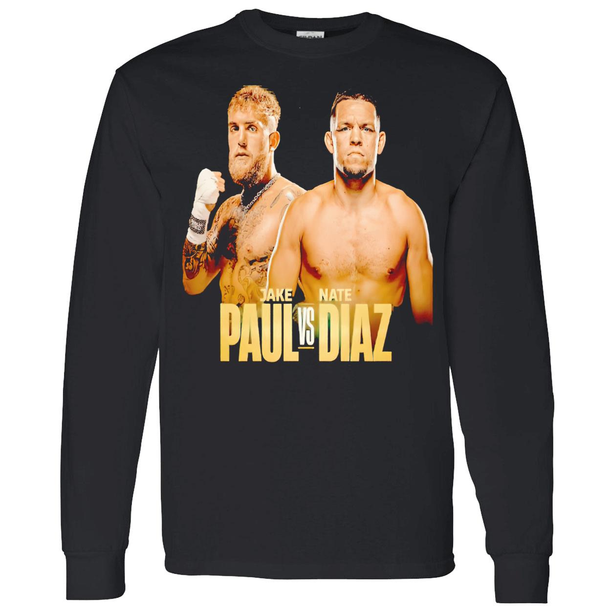 Jake Paul Vs Nate Diaz T-Shirt Jake Paul Vs Nate Diaz T-Shirt