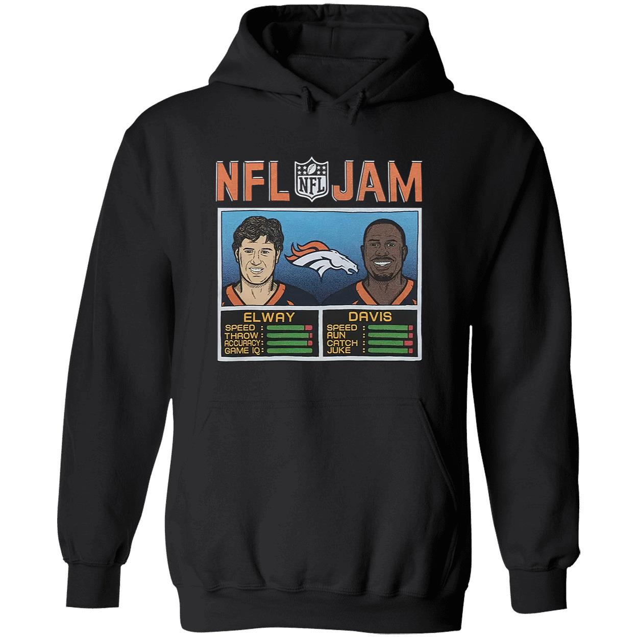 Jam Denver Broncos Elway And Davis Shirt Jam Denver Broncos Elway And Davis Shirt
