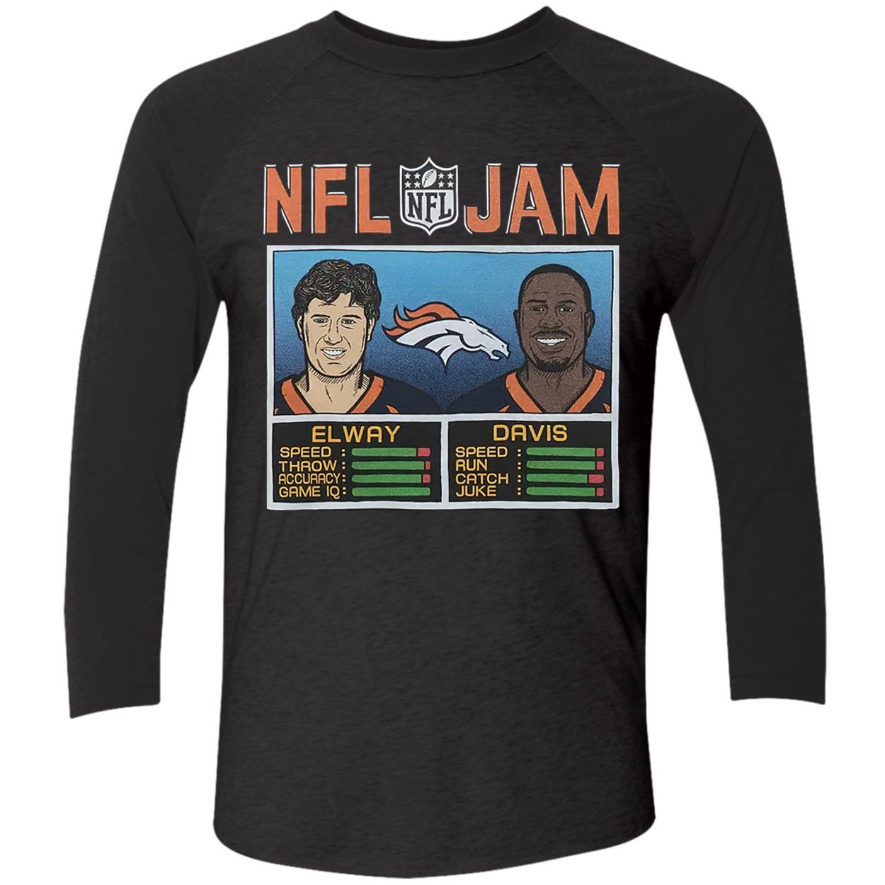 Jam Denver Broncos Elway And Davis Shirt Jam Denver Broncos Elway And Davis Shirt