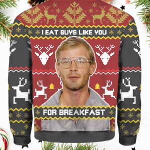 Jeffrey Dahmer I Eat Guys Like You For Breakfast Christmas Sweater 1 Jeffrey Dahmer I Eat Guys Like You For Breakfast Christmas Sweater1.jpg