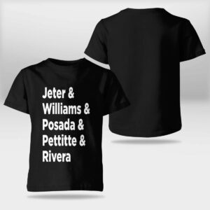 Jeter Williams Posada Pettitte Rivera Shirt