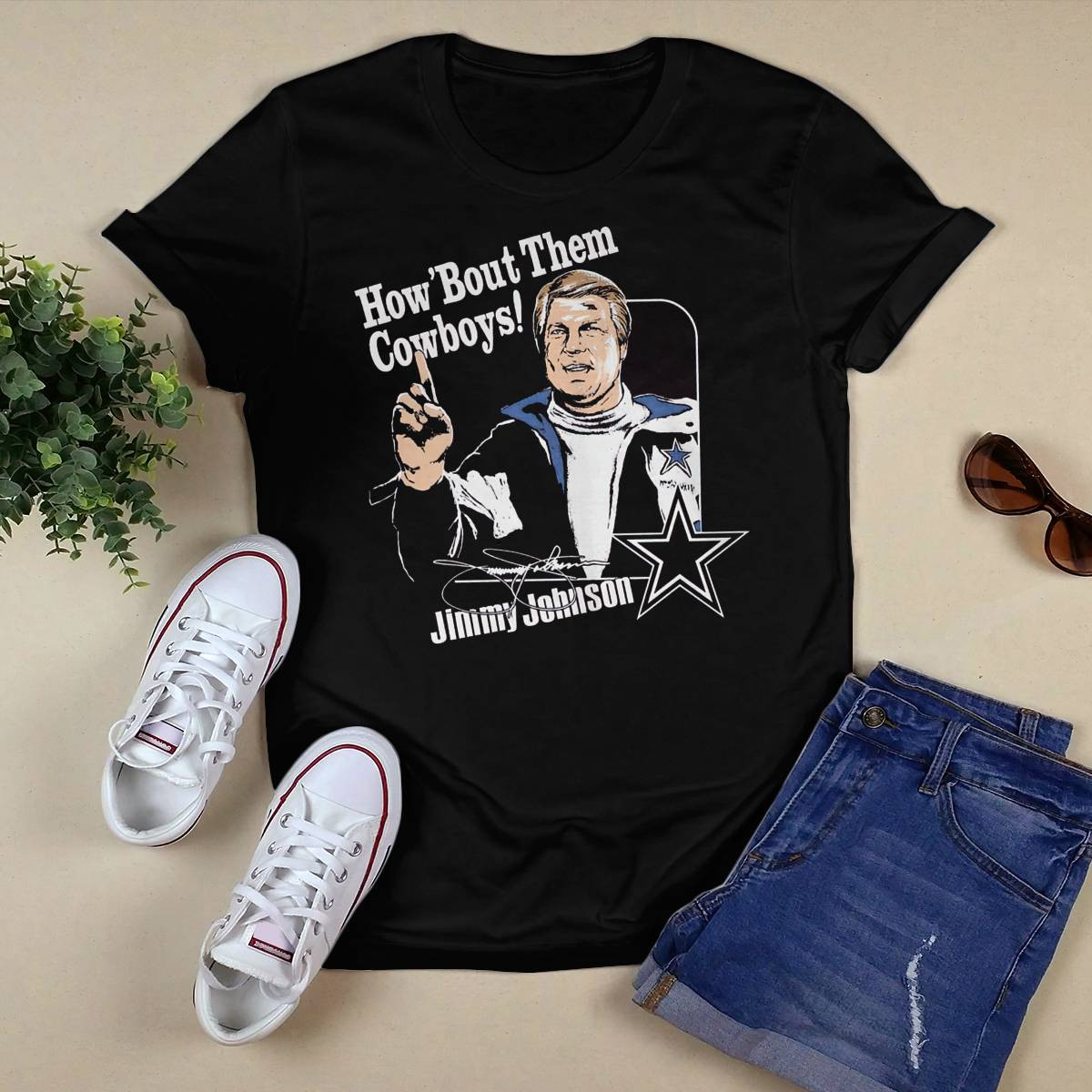 Jimmy Johnson How Bout Them Cowboys Shirt
