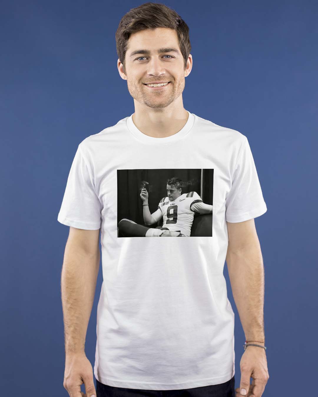 Joe Burrow Smoking Cigar Shirt Joe Burrow Smoking Cigar Shirt