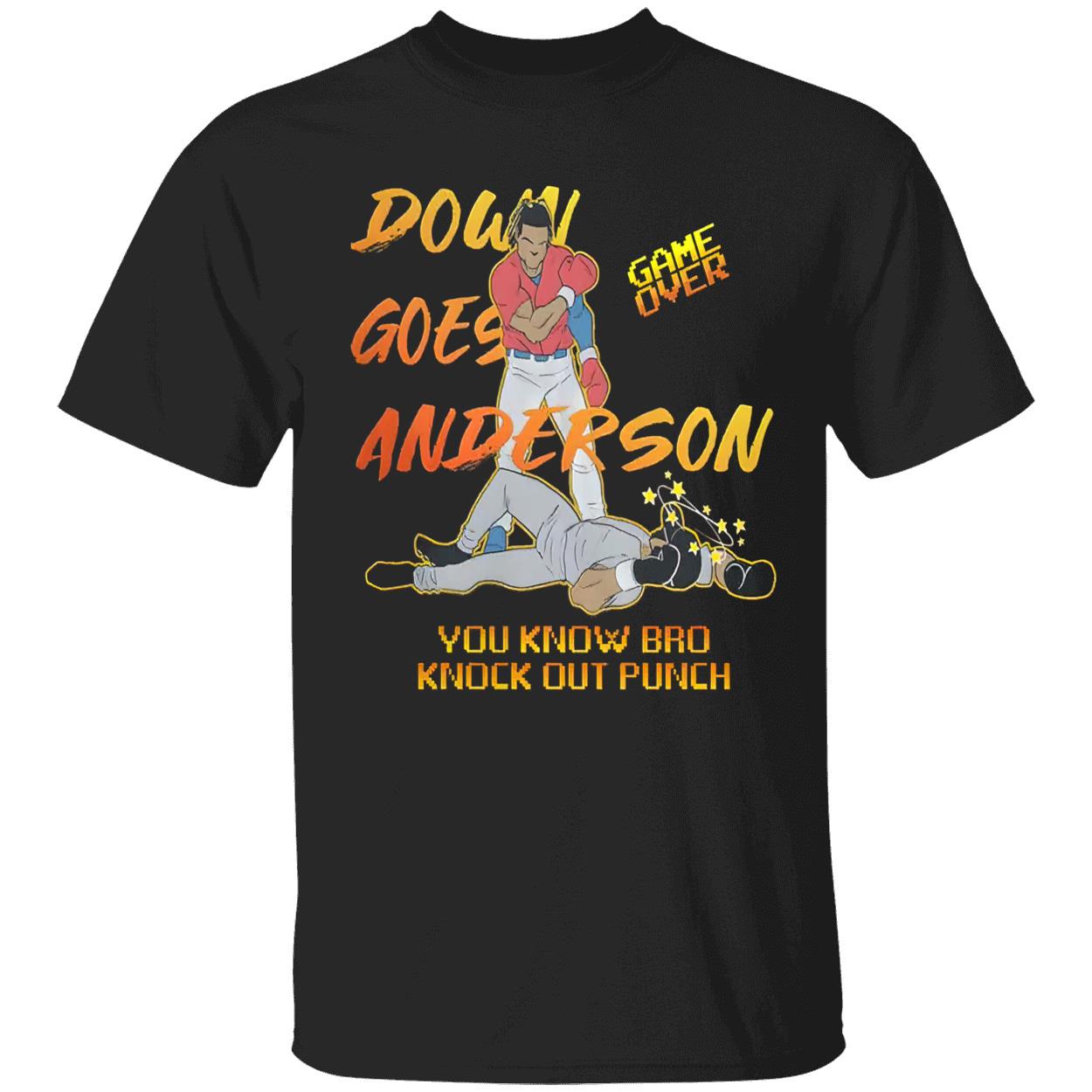 Down Goes Anderson Shirt Boxing Down Goes Anderson Shirt Boxing