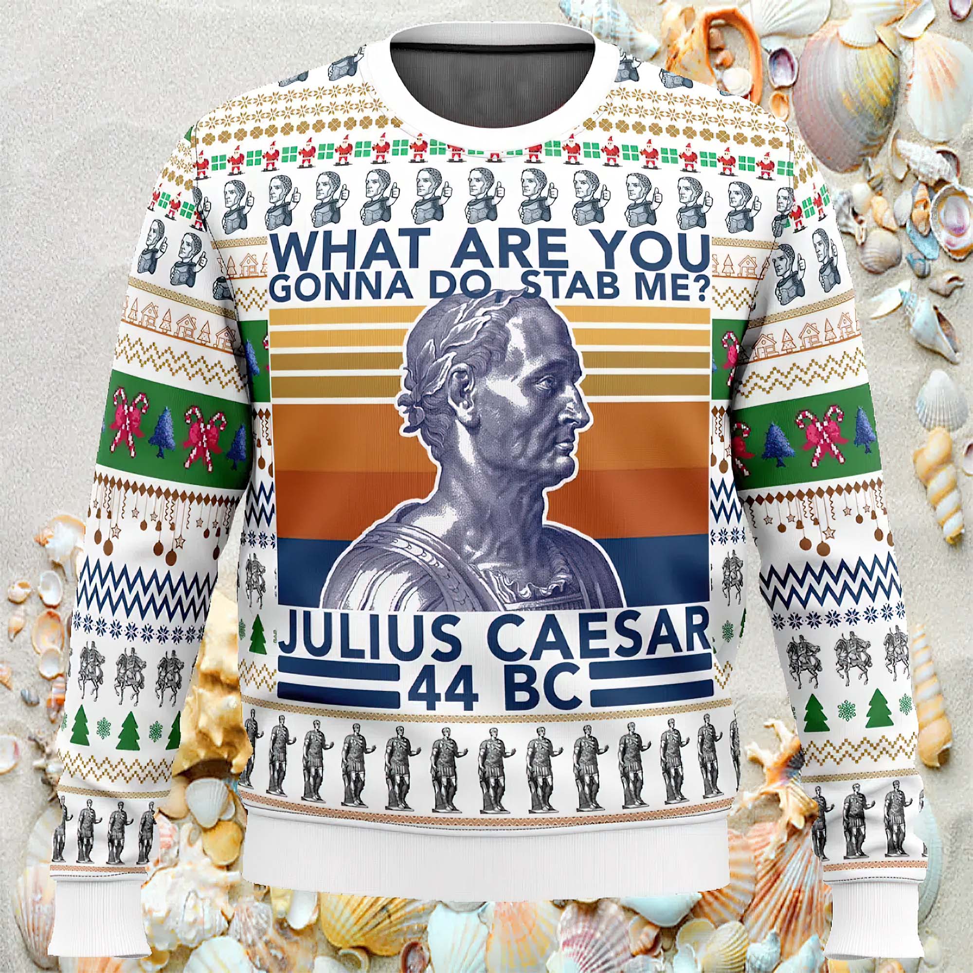 Julius Caesar Ugly Christmas Sweater