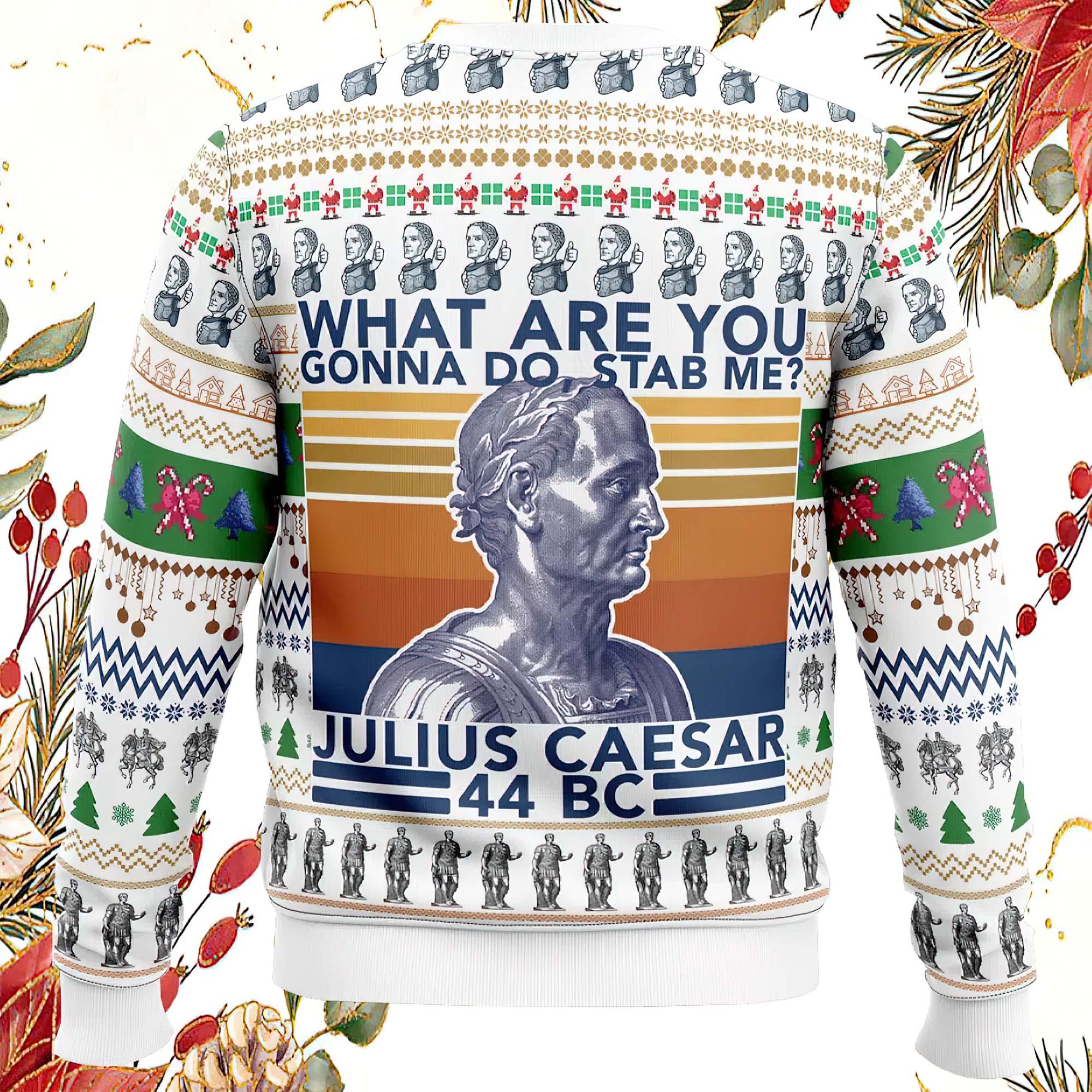 Julius Caesar Ugly Christmas Sweater Julius Caesar Ugly Christmas Sweater