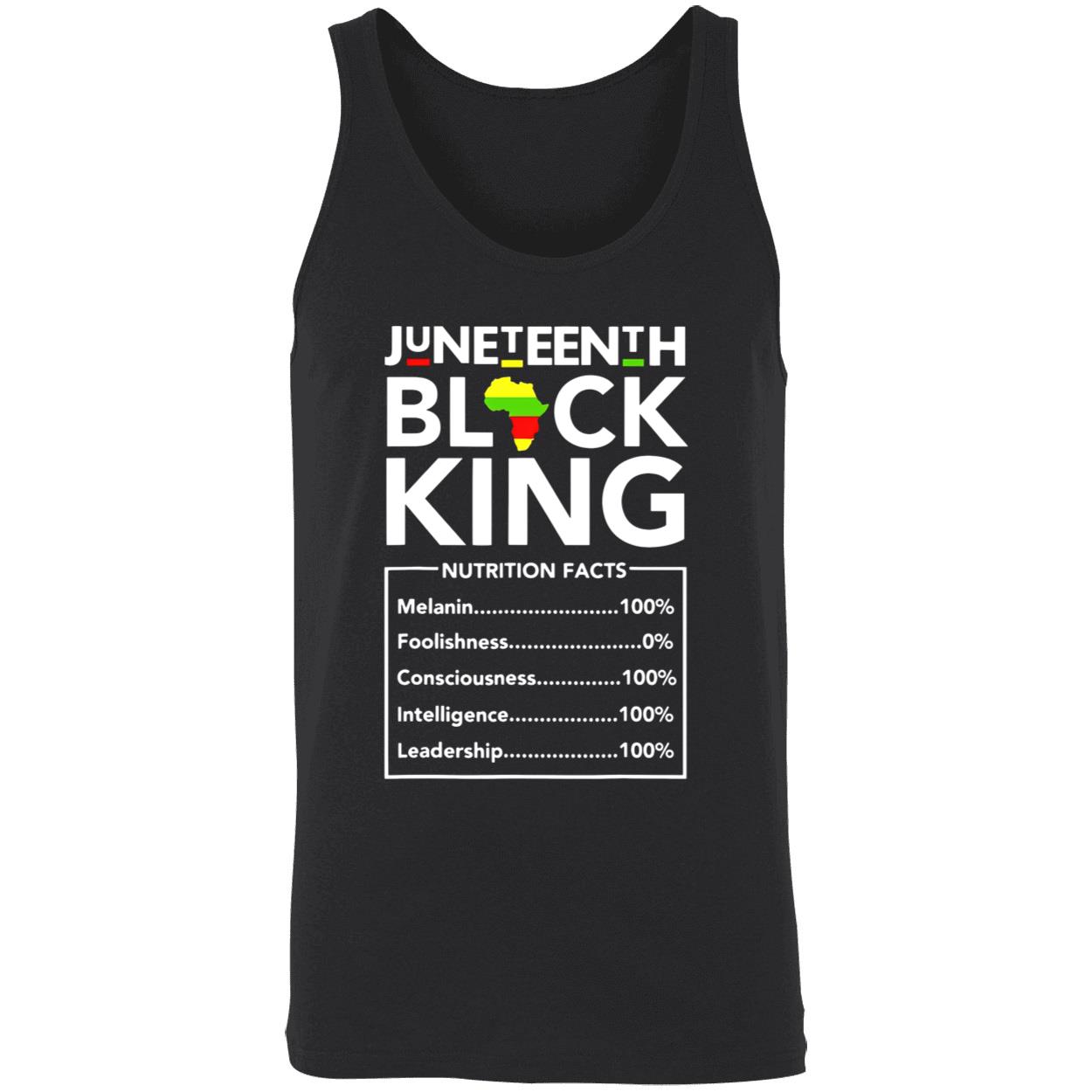 Juneteenth Black King Nutrition Facts Shirt Juneteenth Black King Nutrition Facts Shirt
